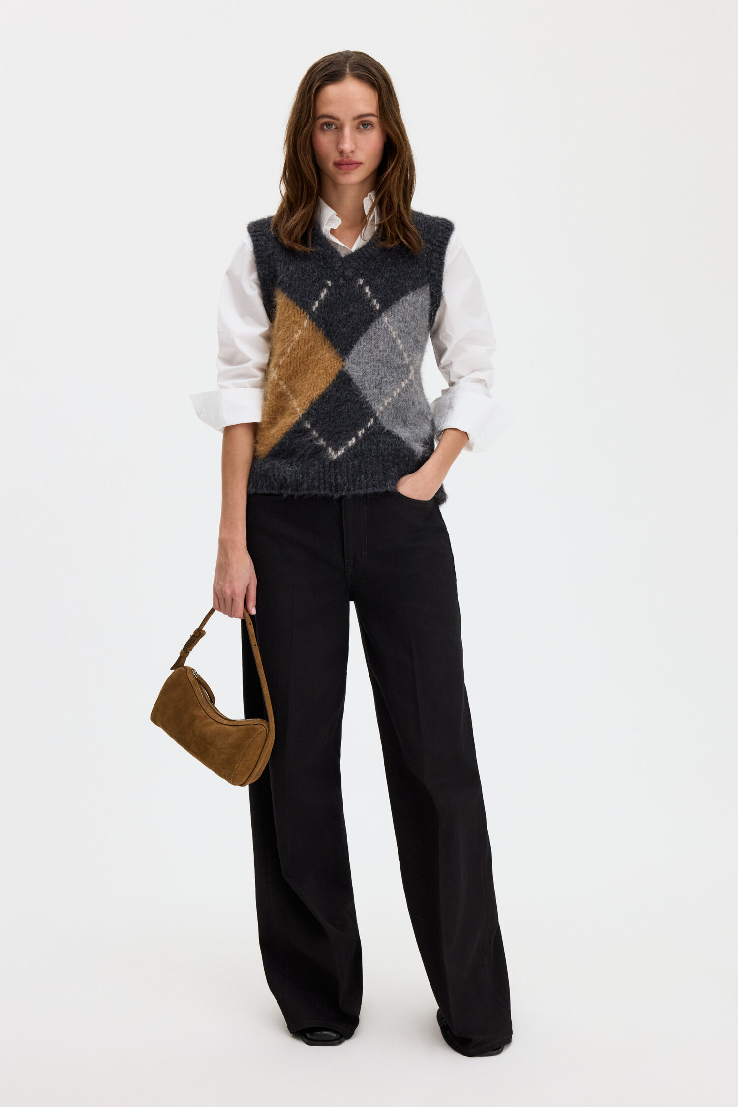 Alpaca Check Vest