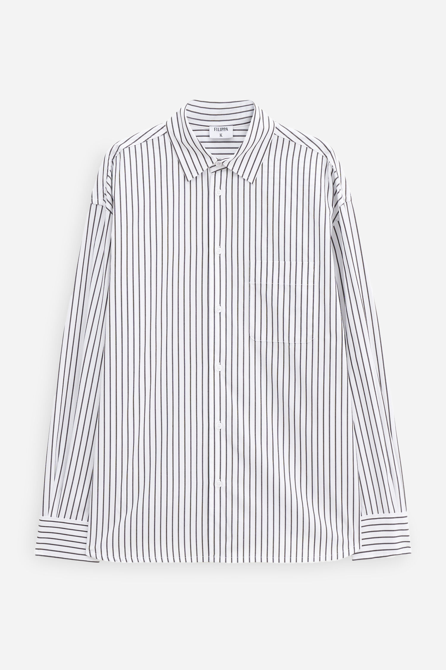 Striped Cotton Poplin Shirt