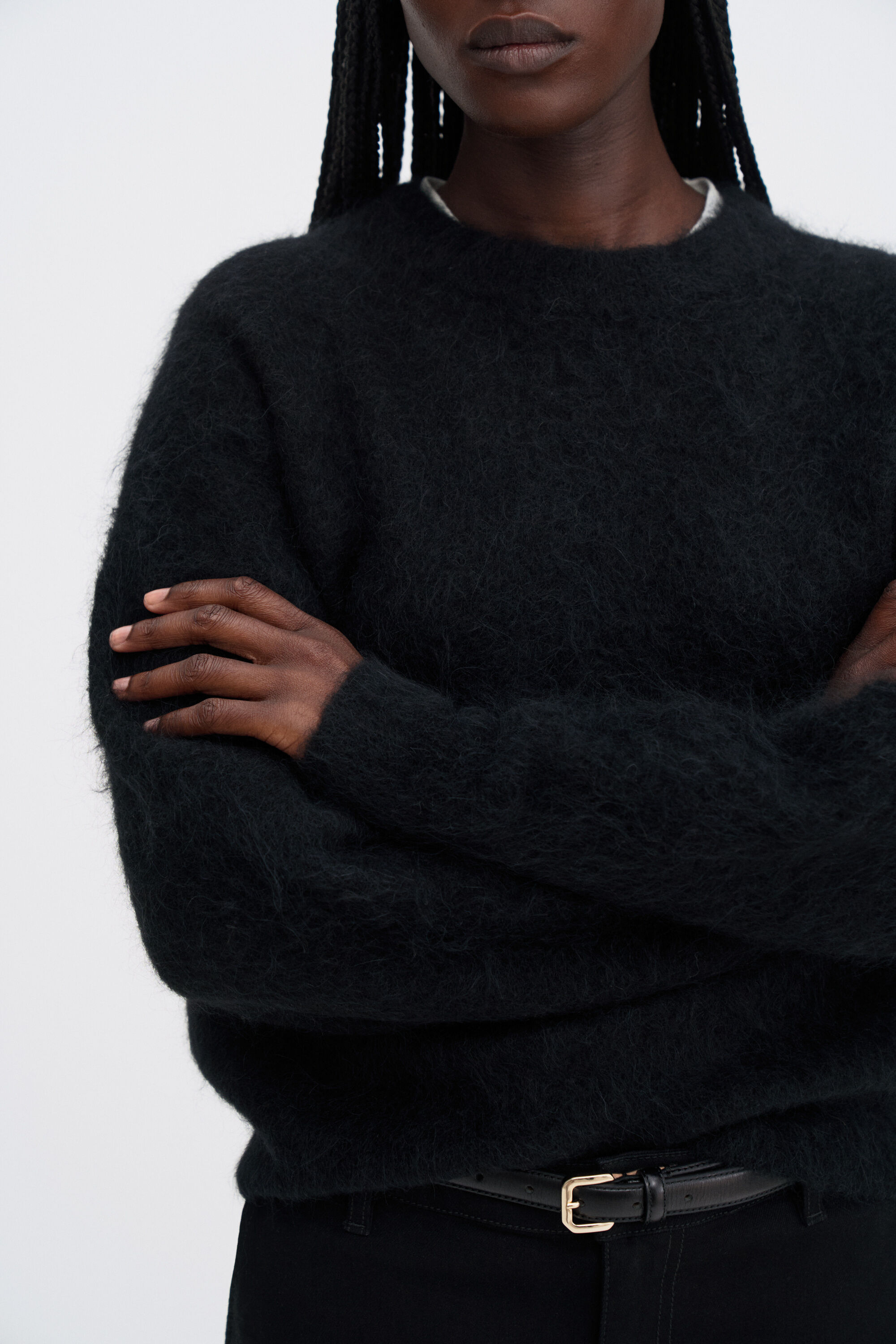 Fluffy Sweater - Ink Black | Filippa K