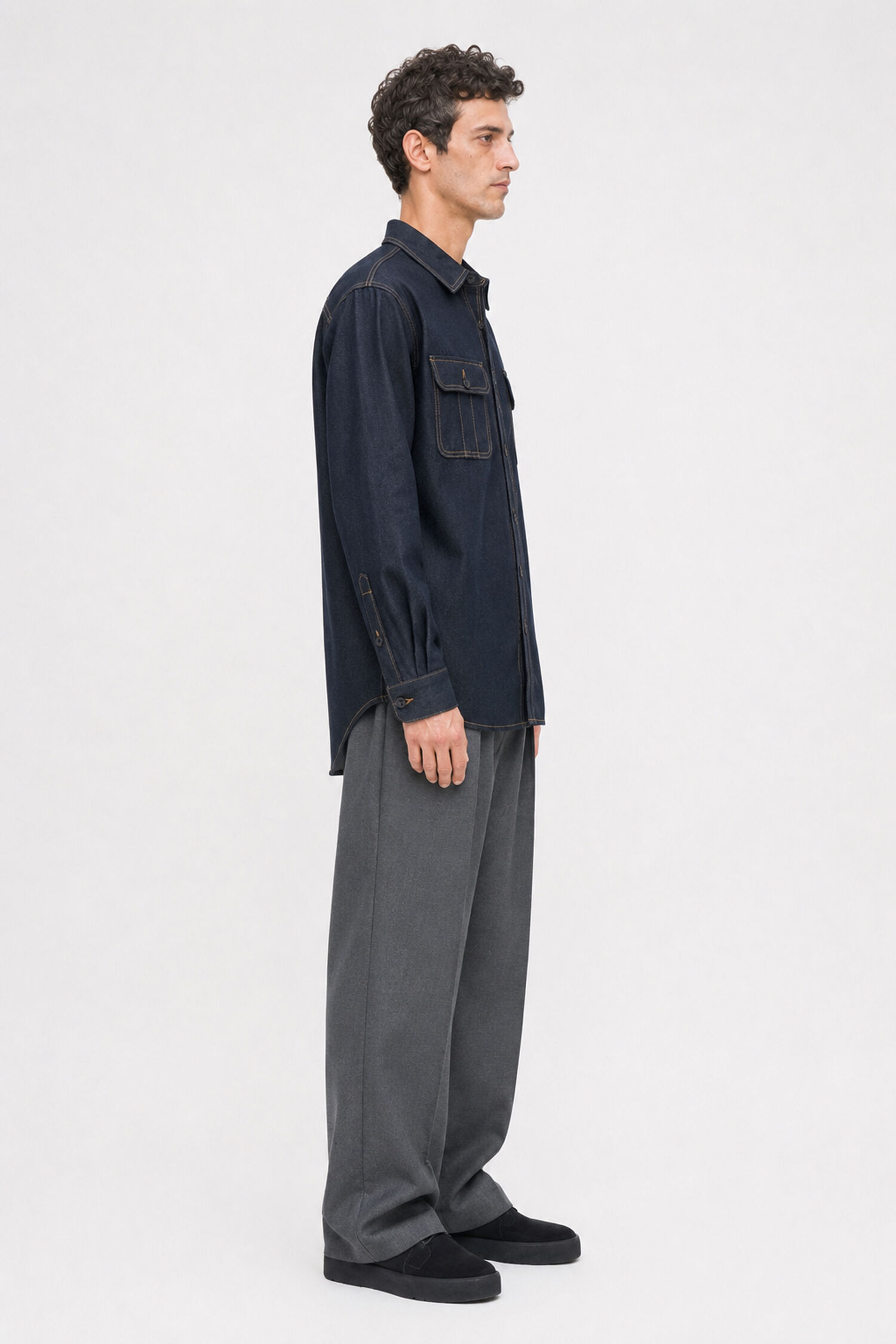 Oversize Denim Shirt