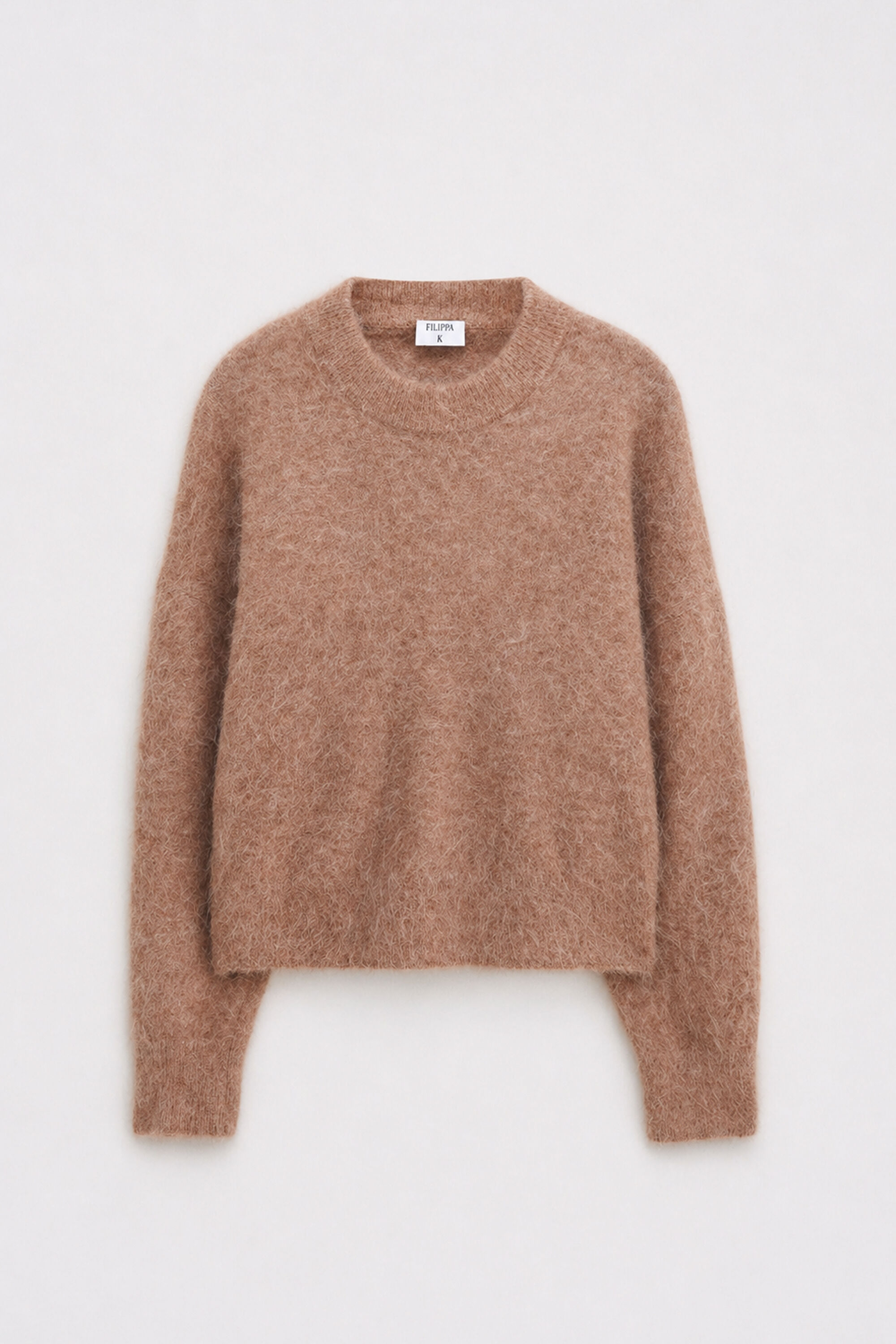 Fluffy Sweater - Dark Beige | FILIPPA K