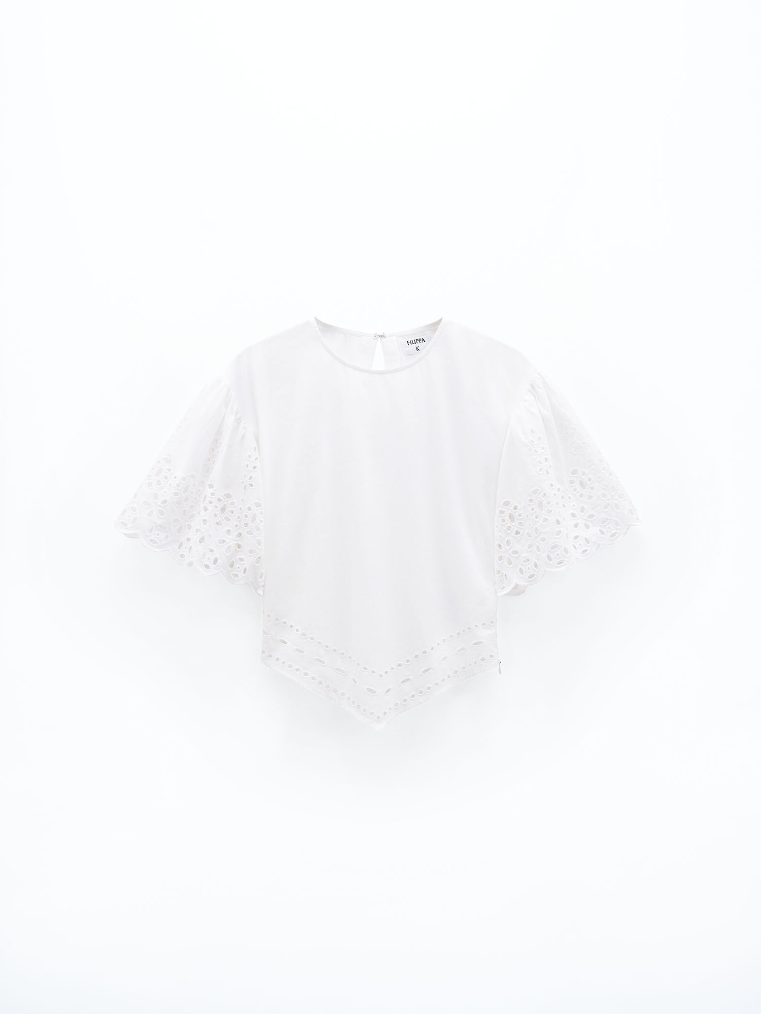 Short Sleeve Embroidery Top