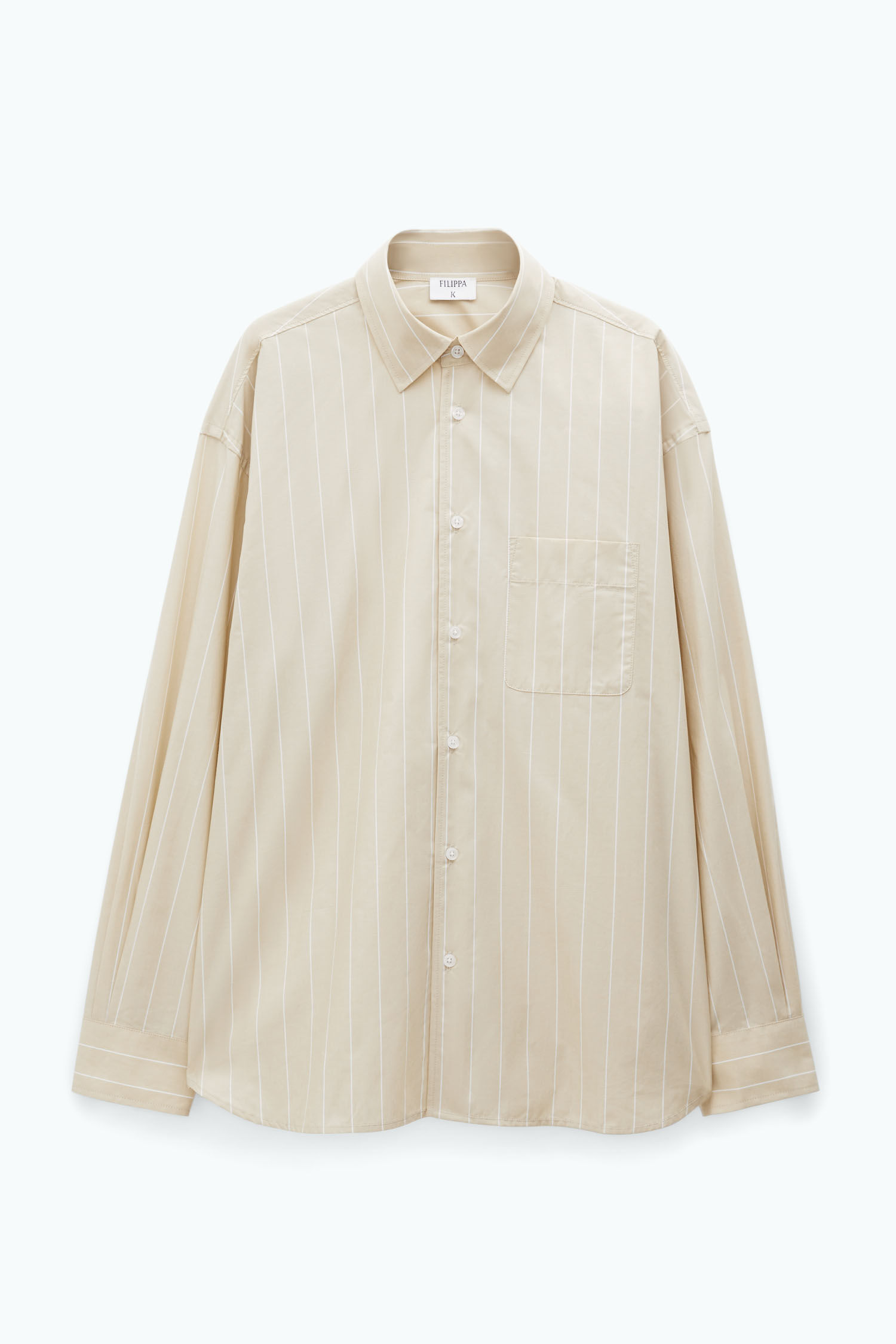 Striped Cotton Poplin Shirt