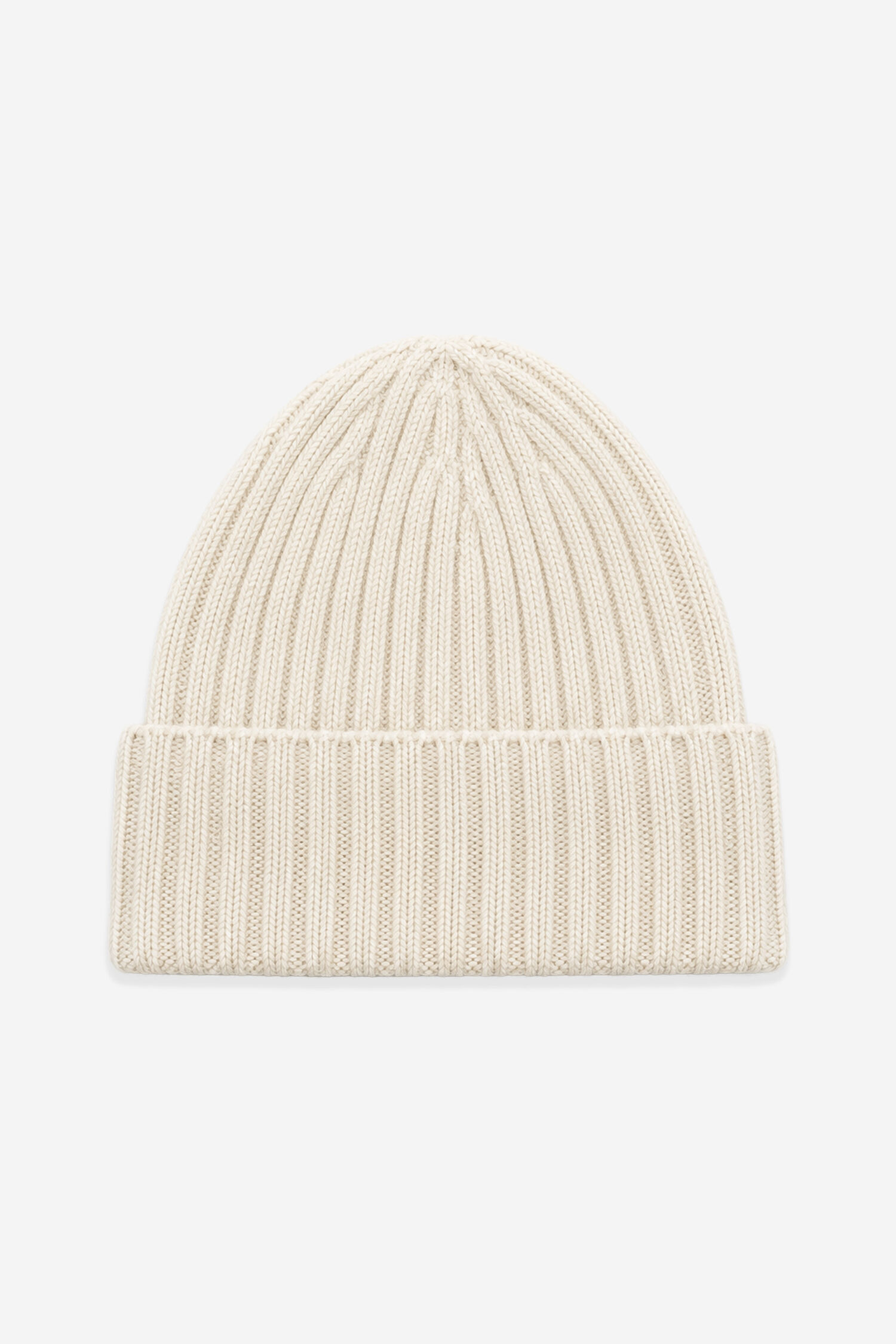 Wool Cashmere Rib Hat