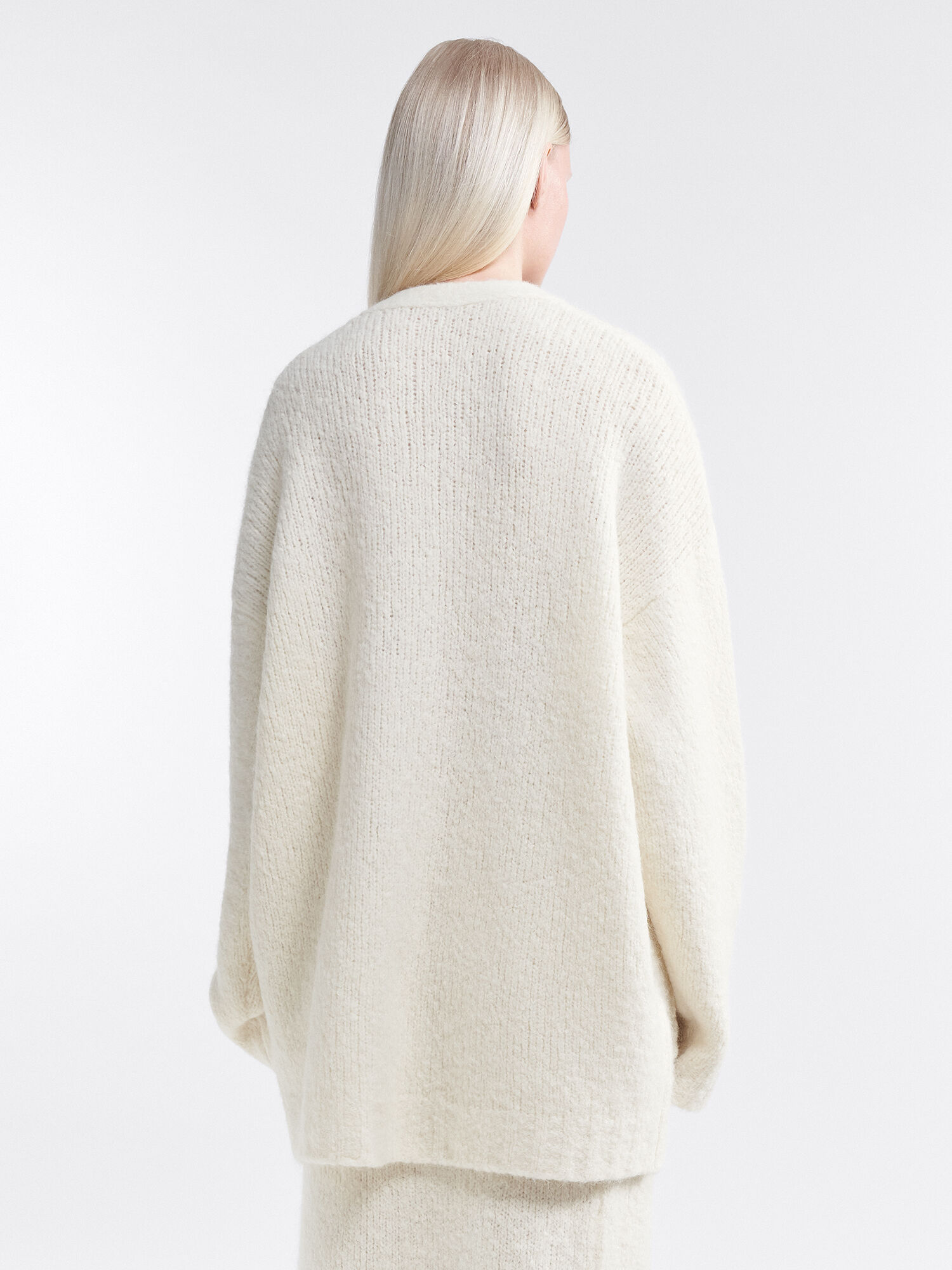Ana Cardigan White Chalk Filippa K