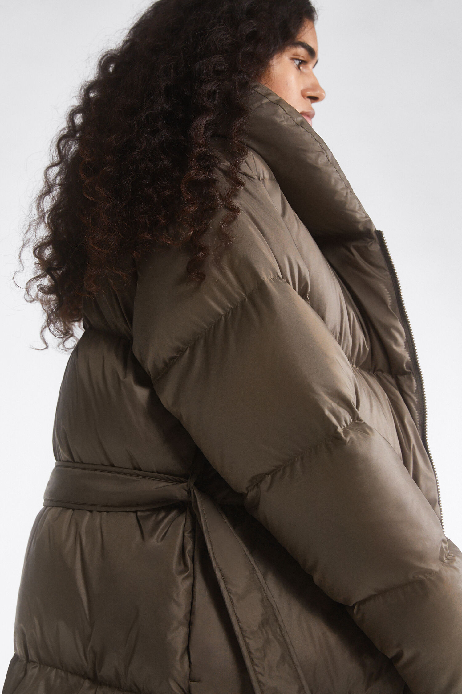 Belted Puffer Jacket
