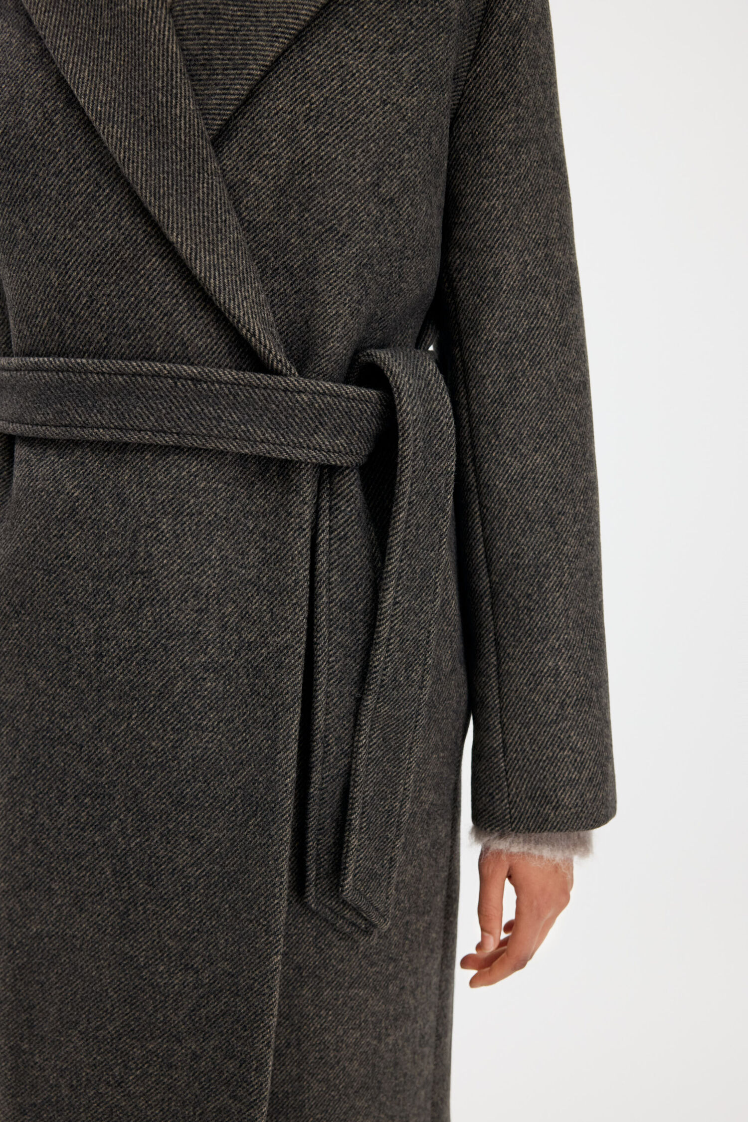 Charlotte Twill Belted Coat