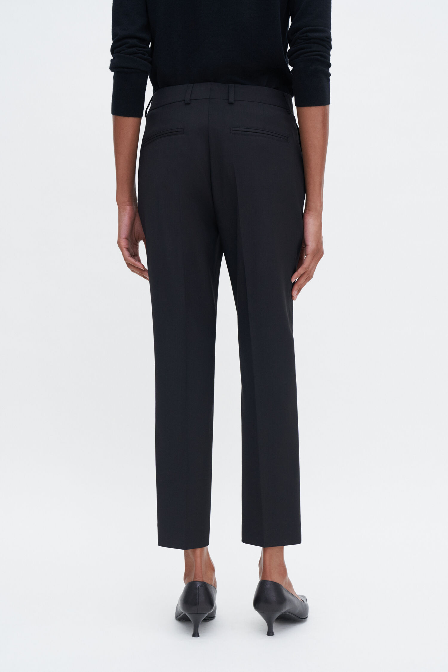 Emma Cropped Cool Wool Trouser