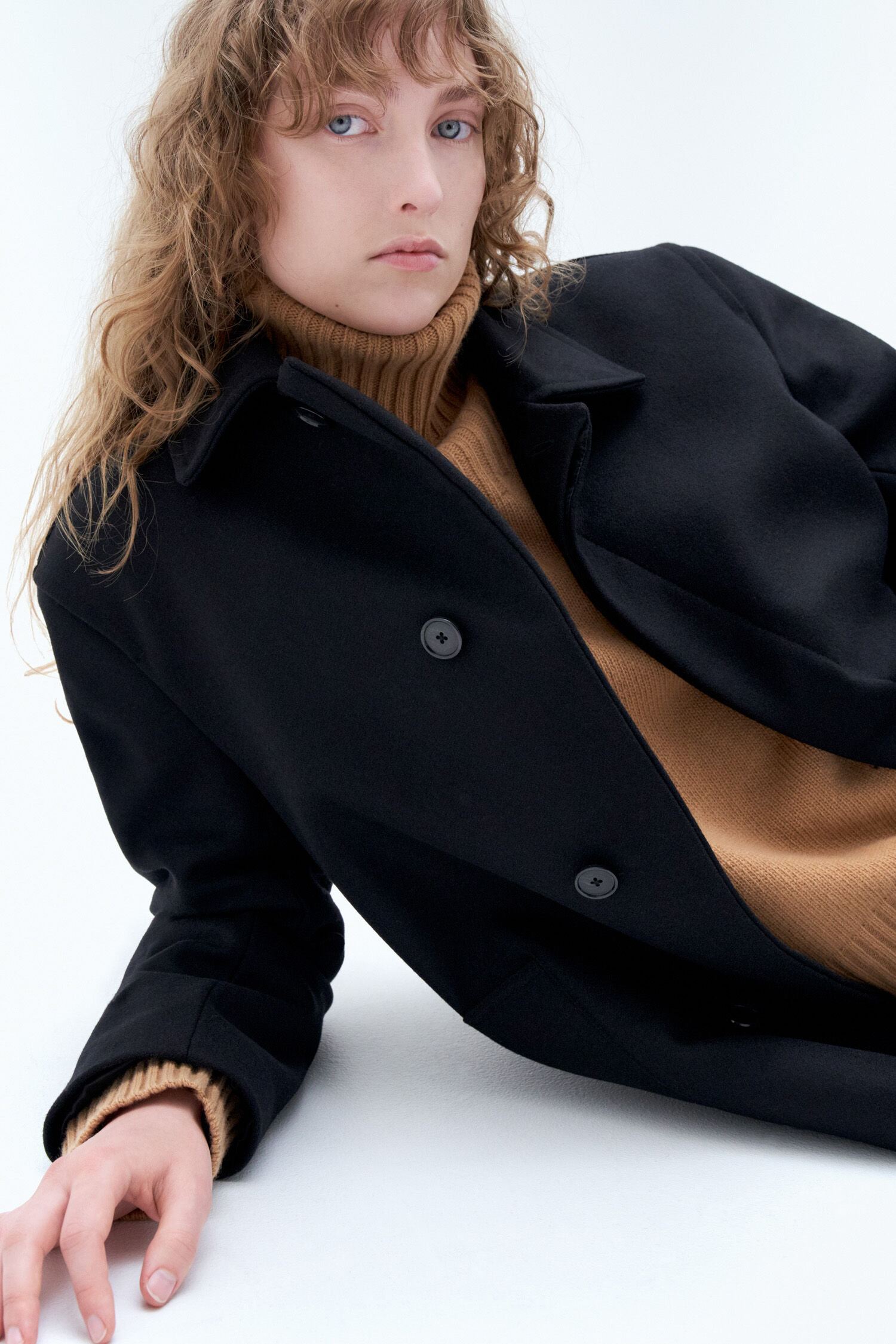 Wool Car Coat - Black | FILIPPA K