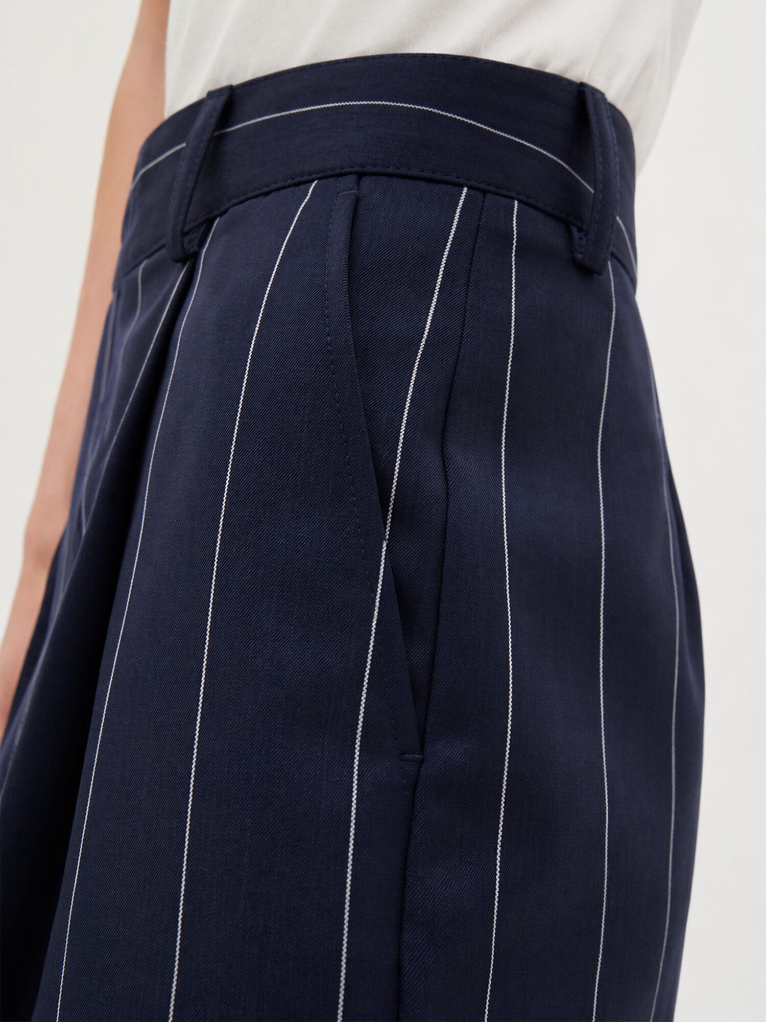 Julie Pinstripe Trousers