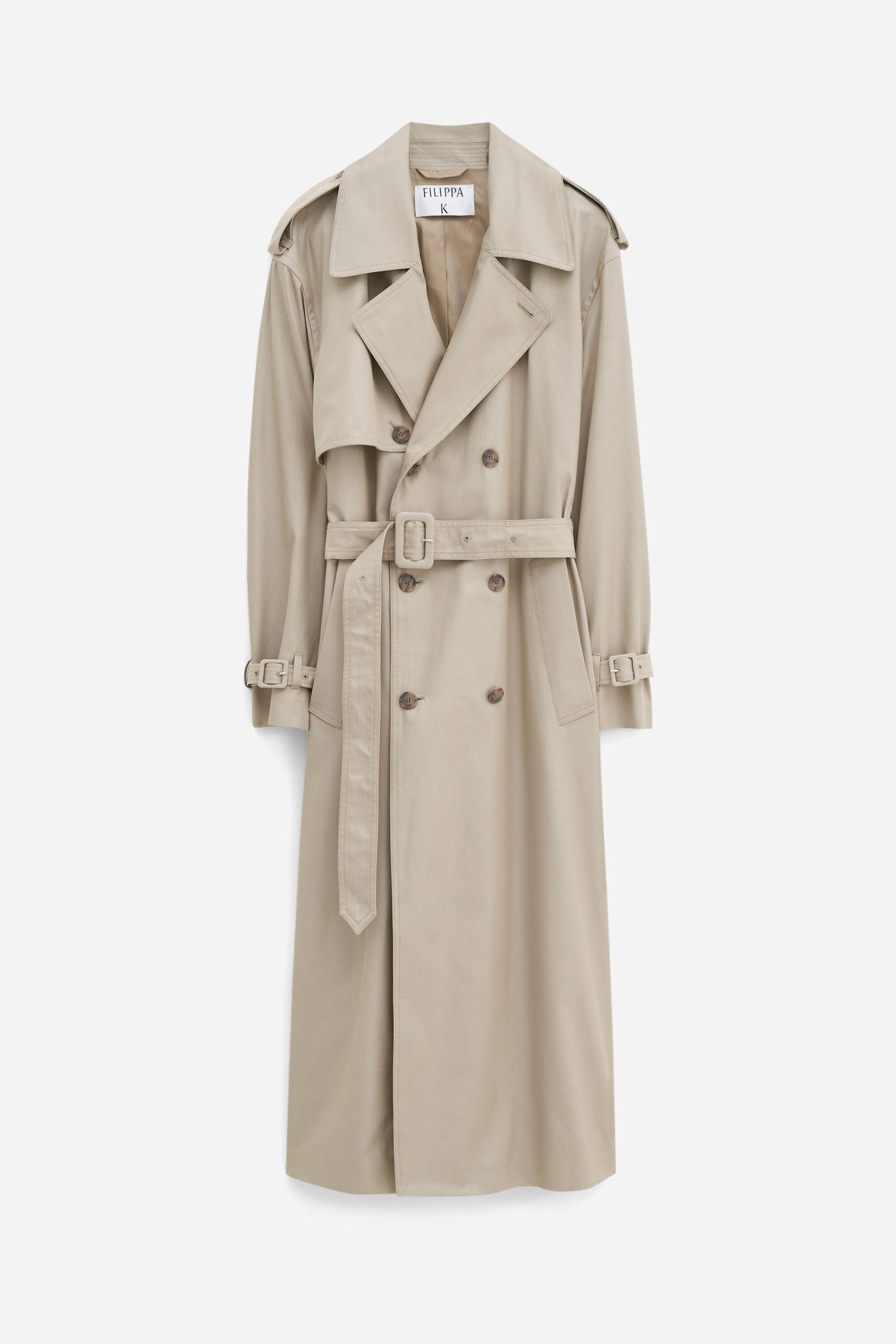 HYEON 2way trench coat / beige HYEON （へヨン）2way trench coat beige