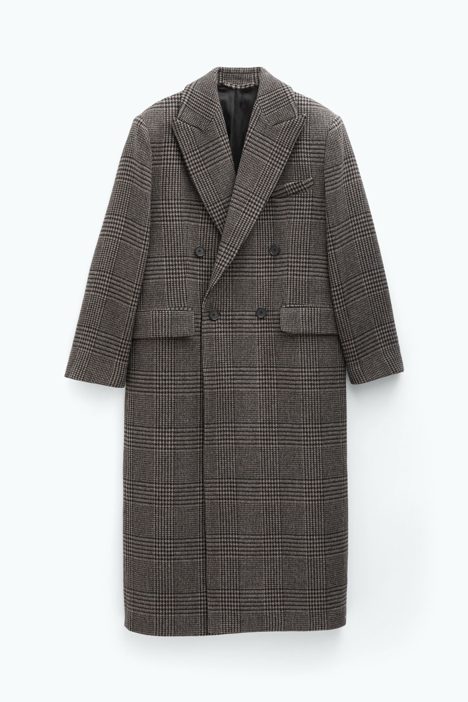 Tailored Check Coat 