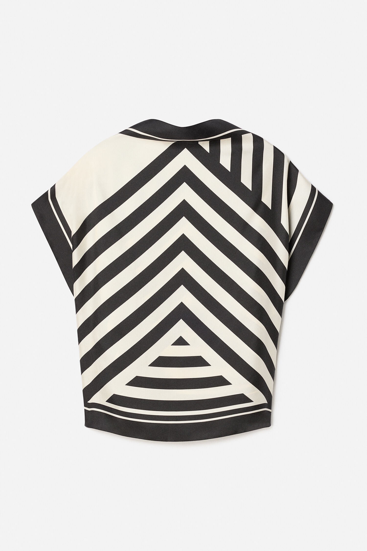 Silk Scarf Top - Black | FILIPPA K