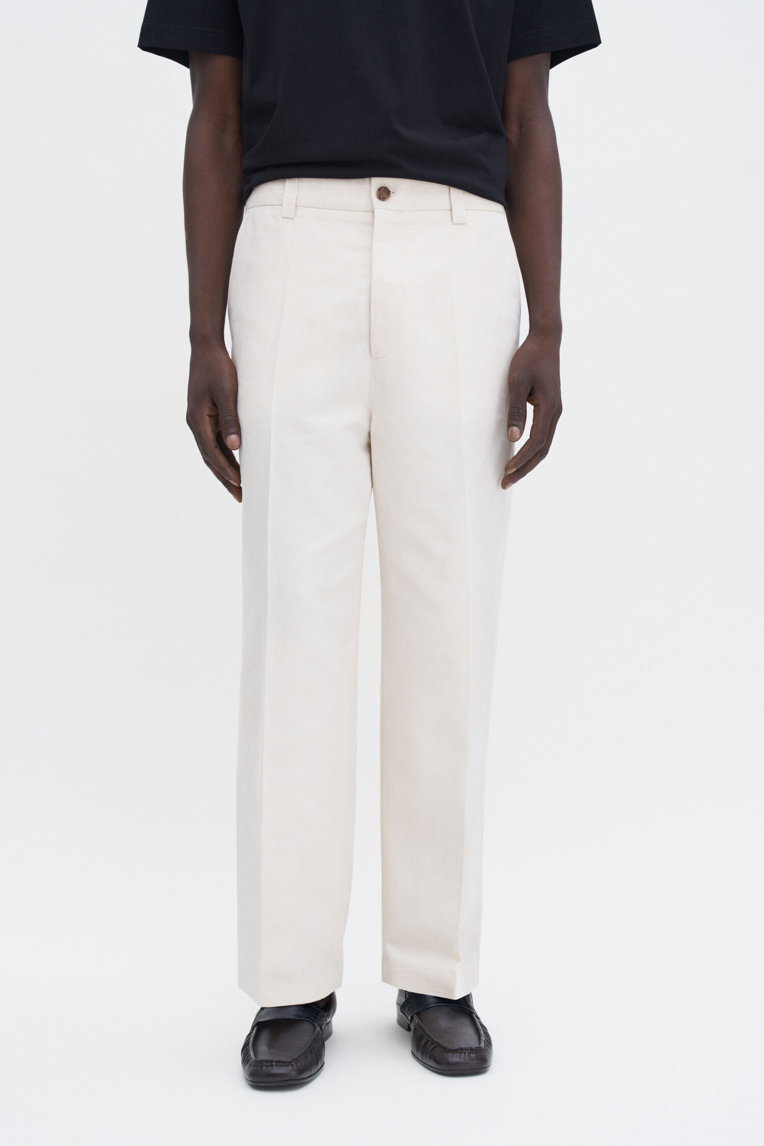 Oversized Cropped Work Trouser