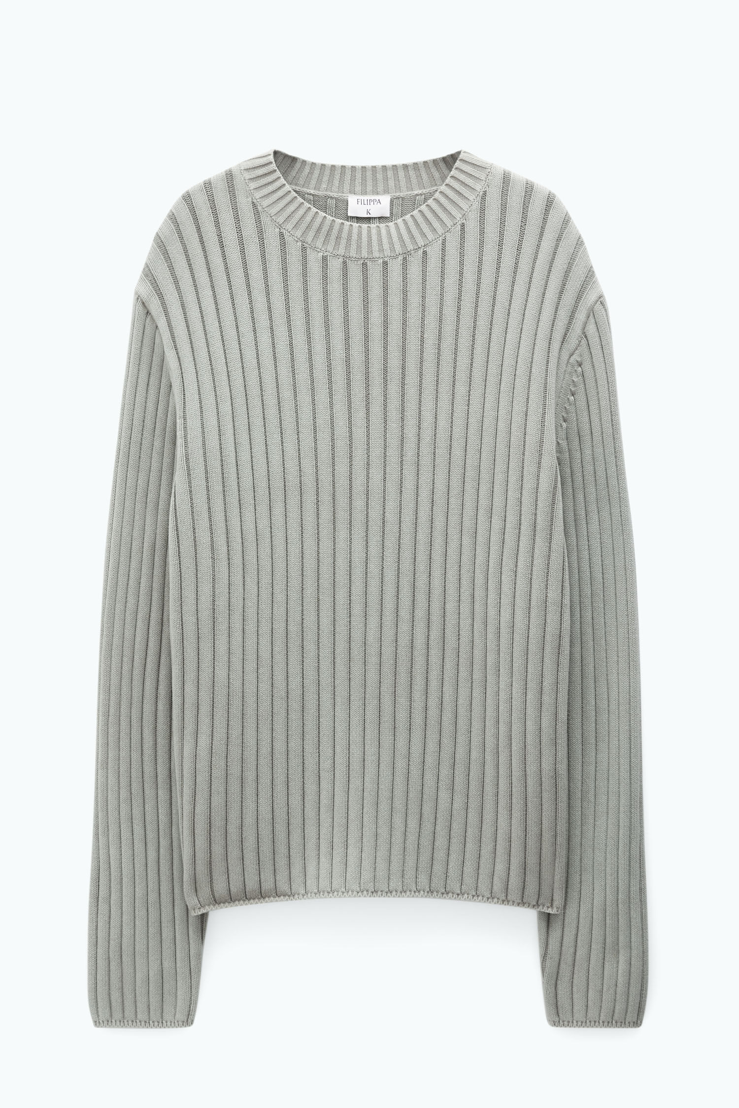 English Rib Wool Sweater T513