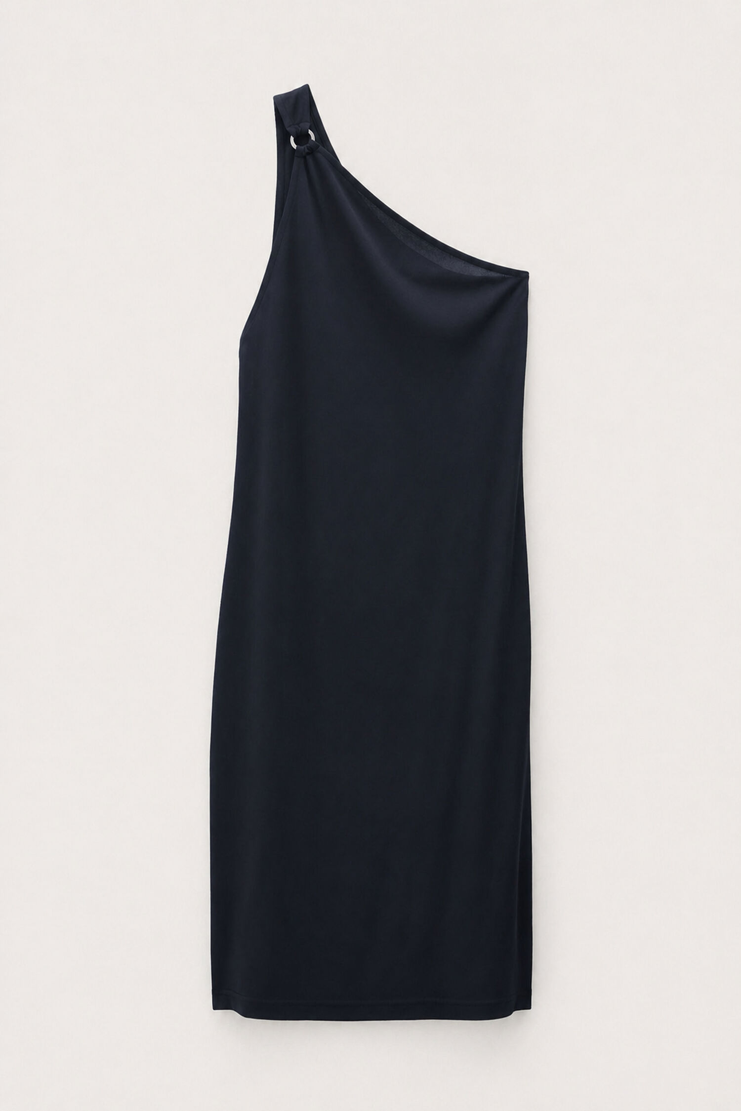 One Shoulder Jersey Dress