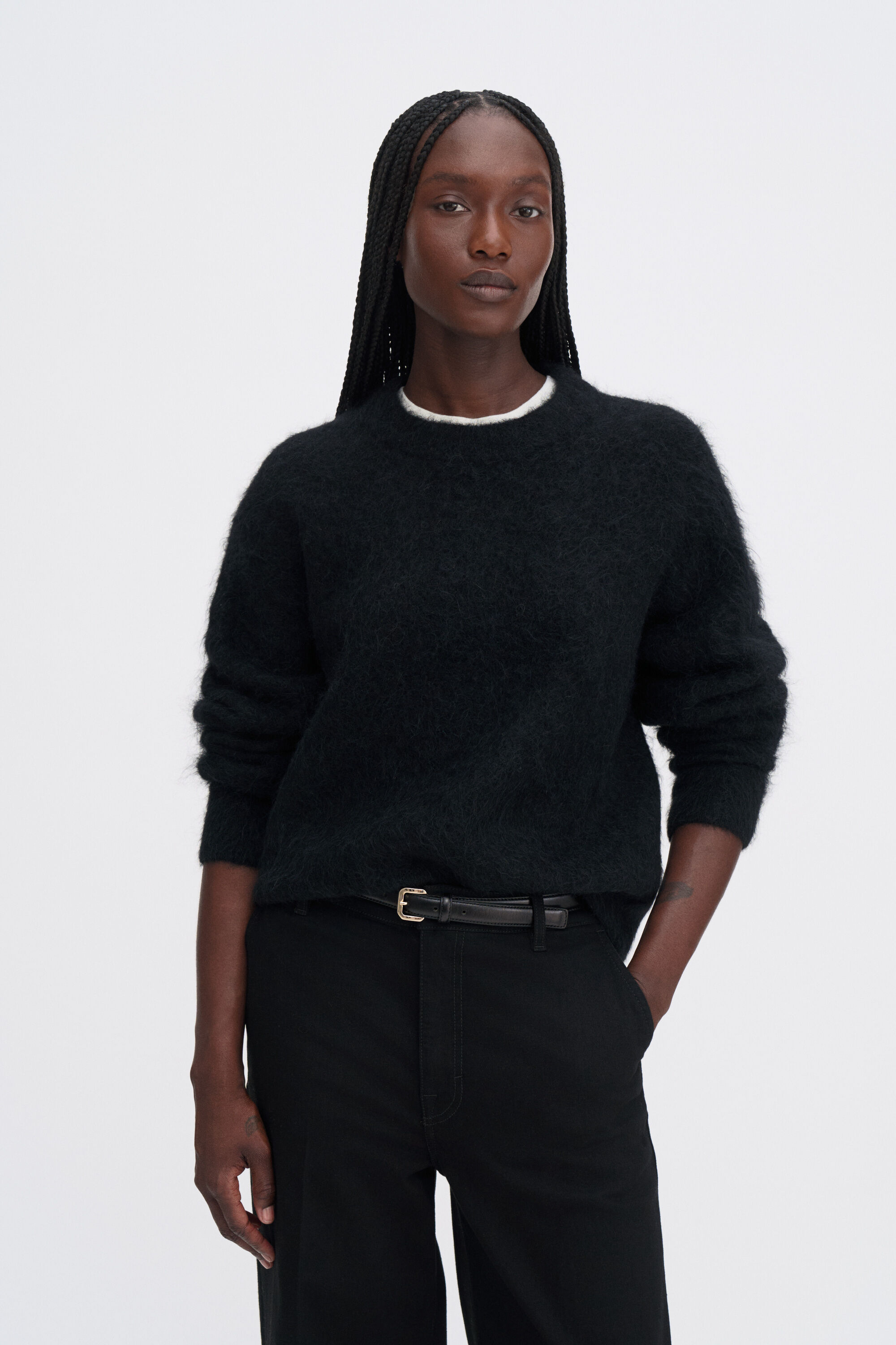 Fluffy Sweater - Ink Black | Filippa K