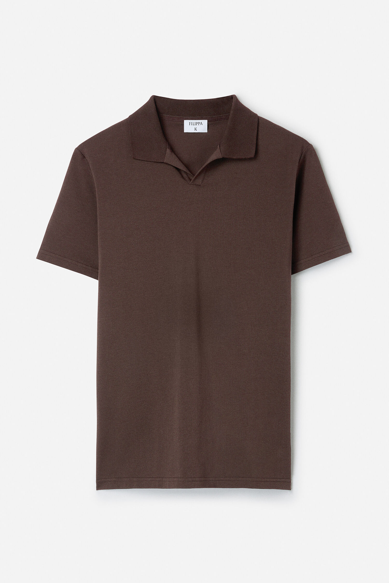 Stretch Cotton Polo T-Shirt
