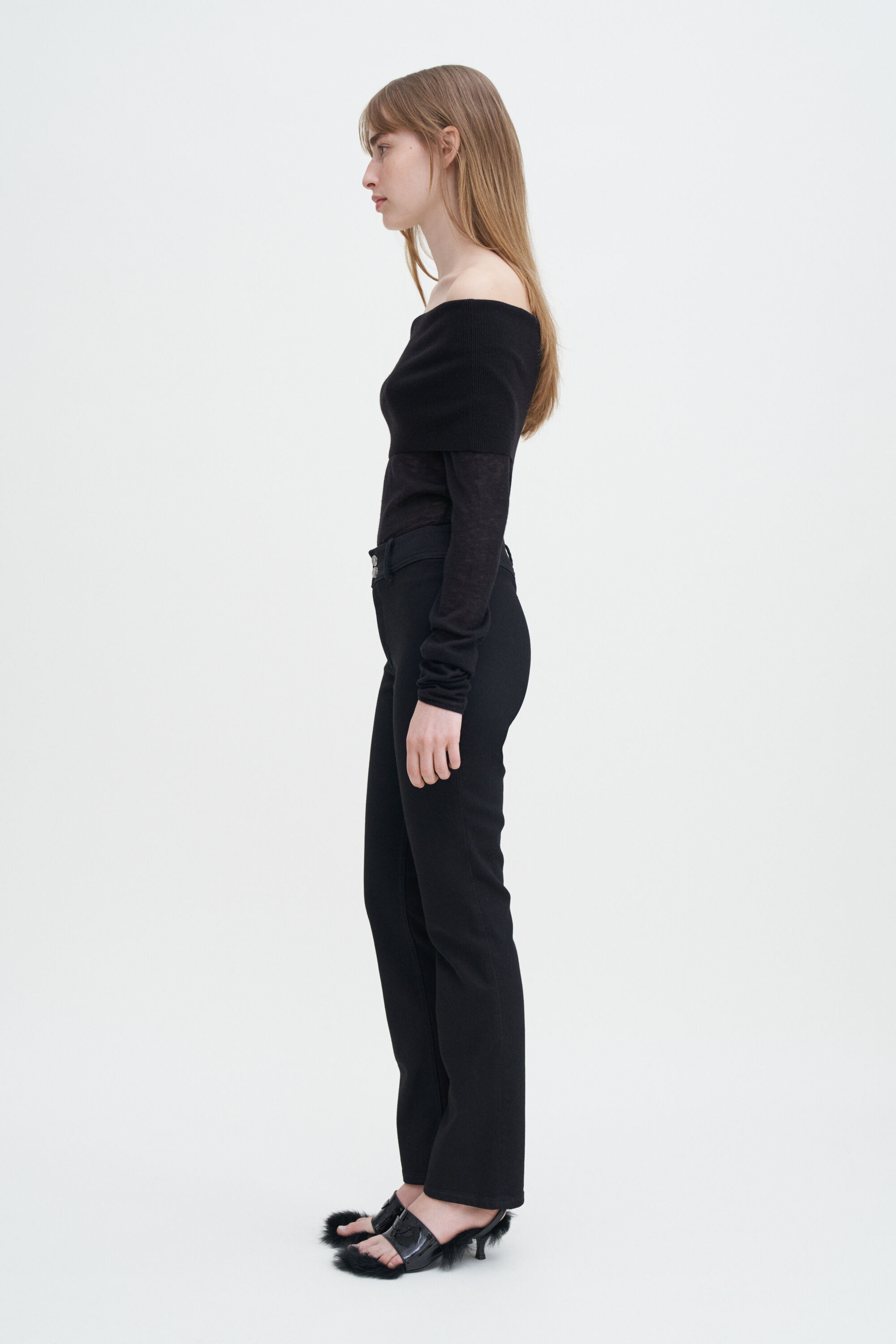 90s Stretch Jeans - Black | FILIPPA K