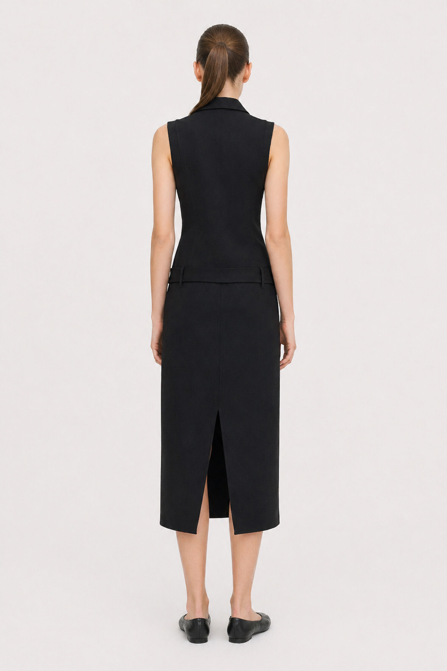 Belted Zip Dress