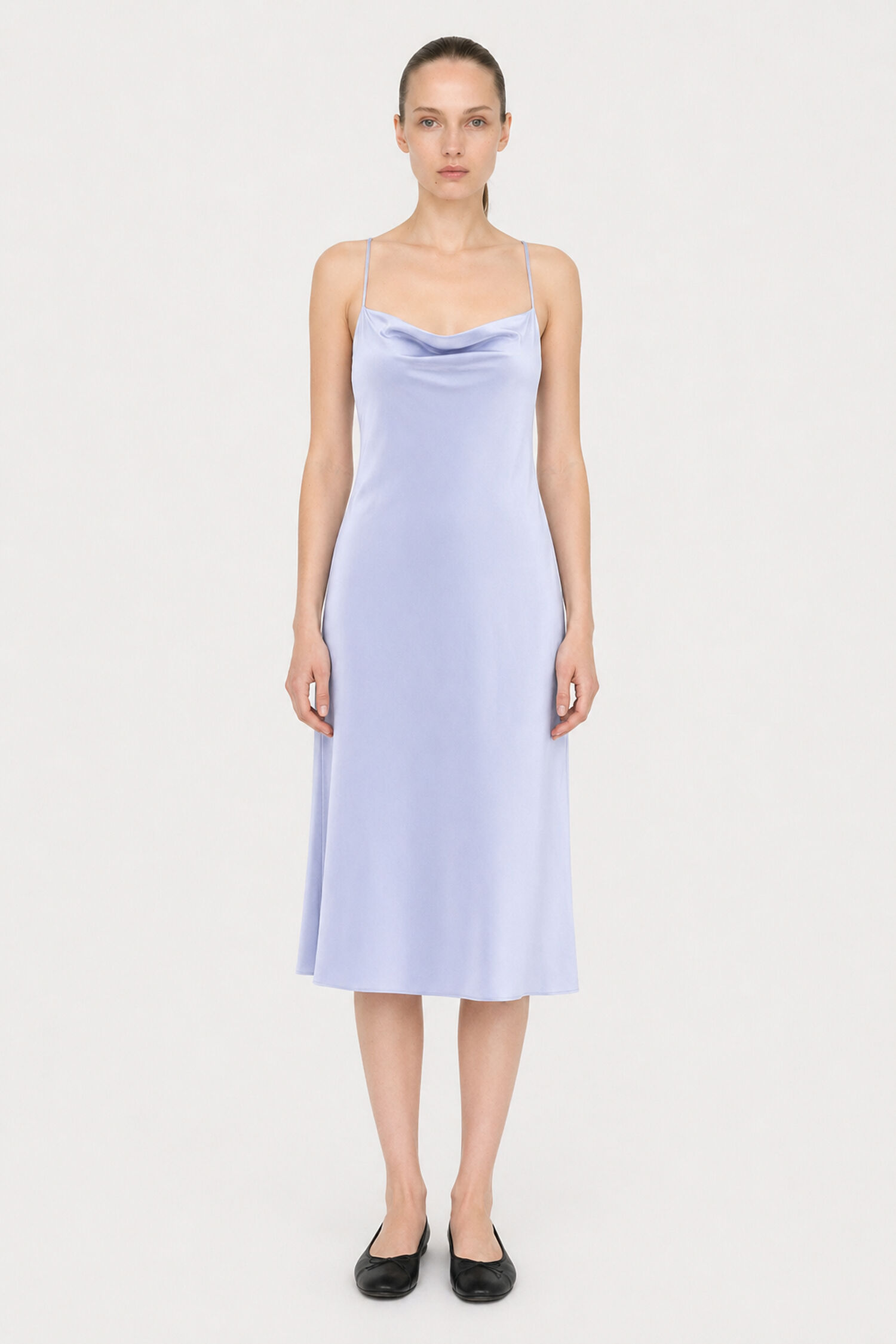 Draped Slip Dress