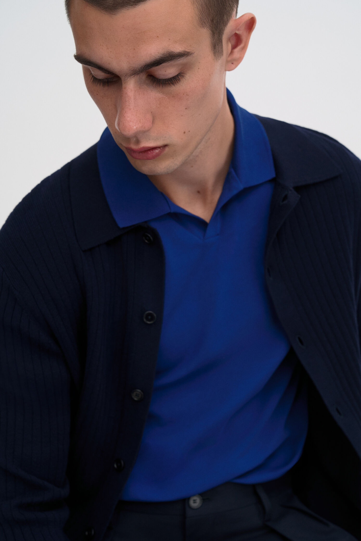 Stretch Cotton Polo T-Shirt
