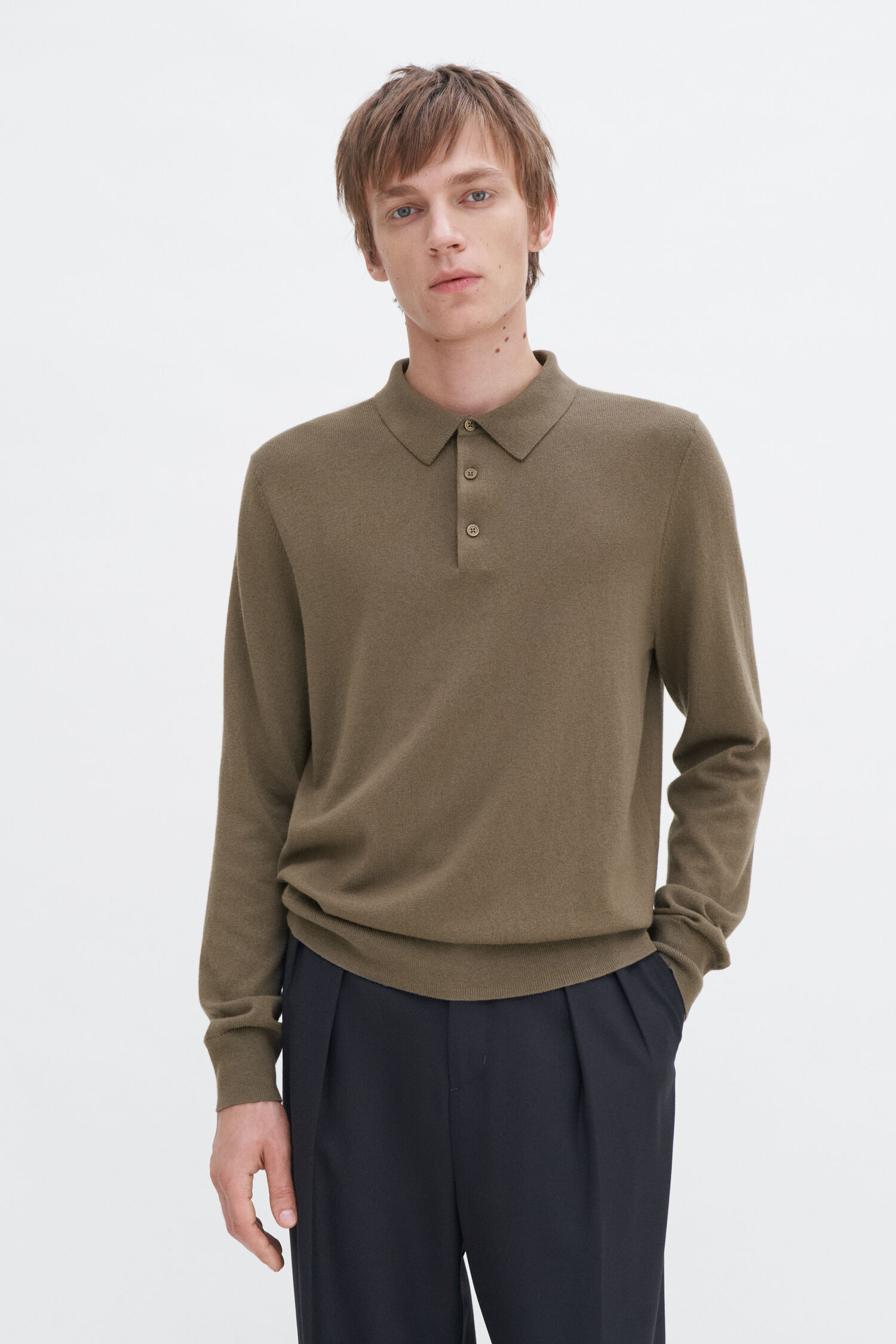 Knitted Polo Shirt