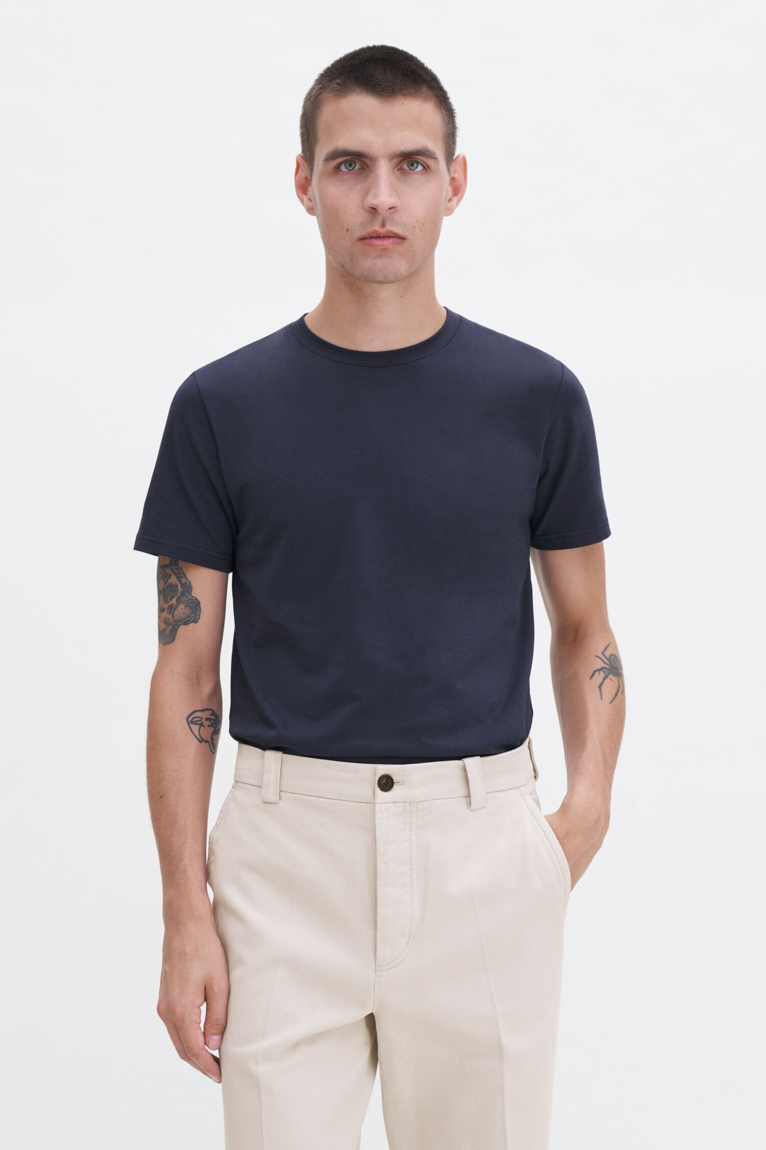 Stretch Cotton Tee