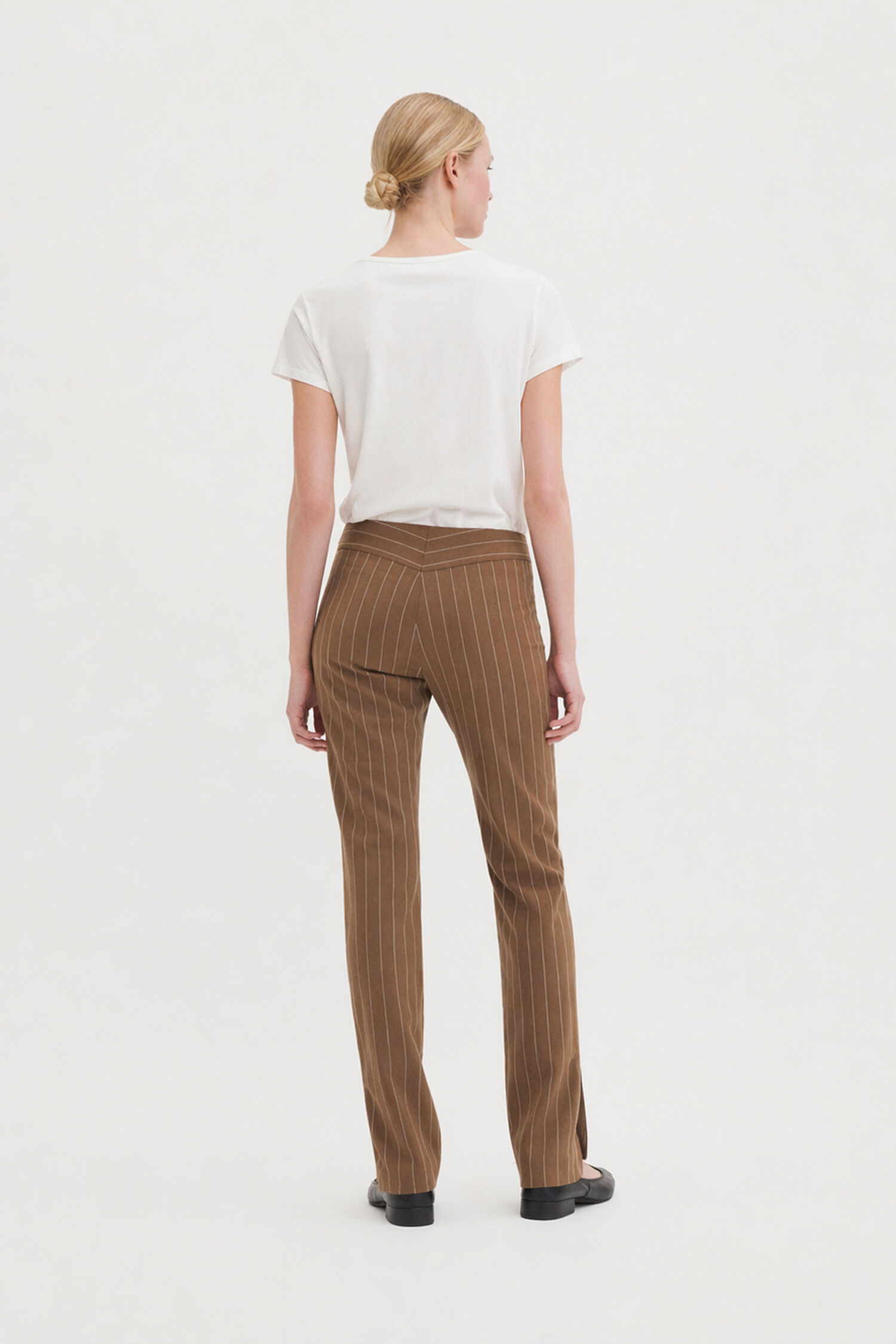 Slim Pinstripe Trousers