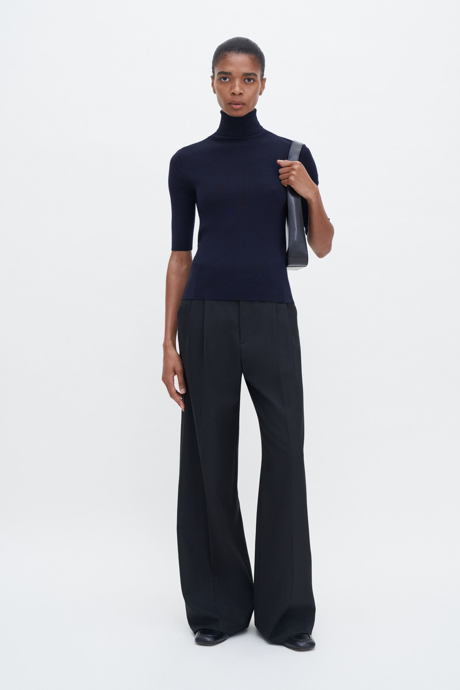 Merino Elbow Sleeve Top