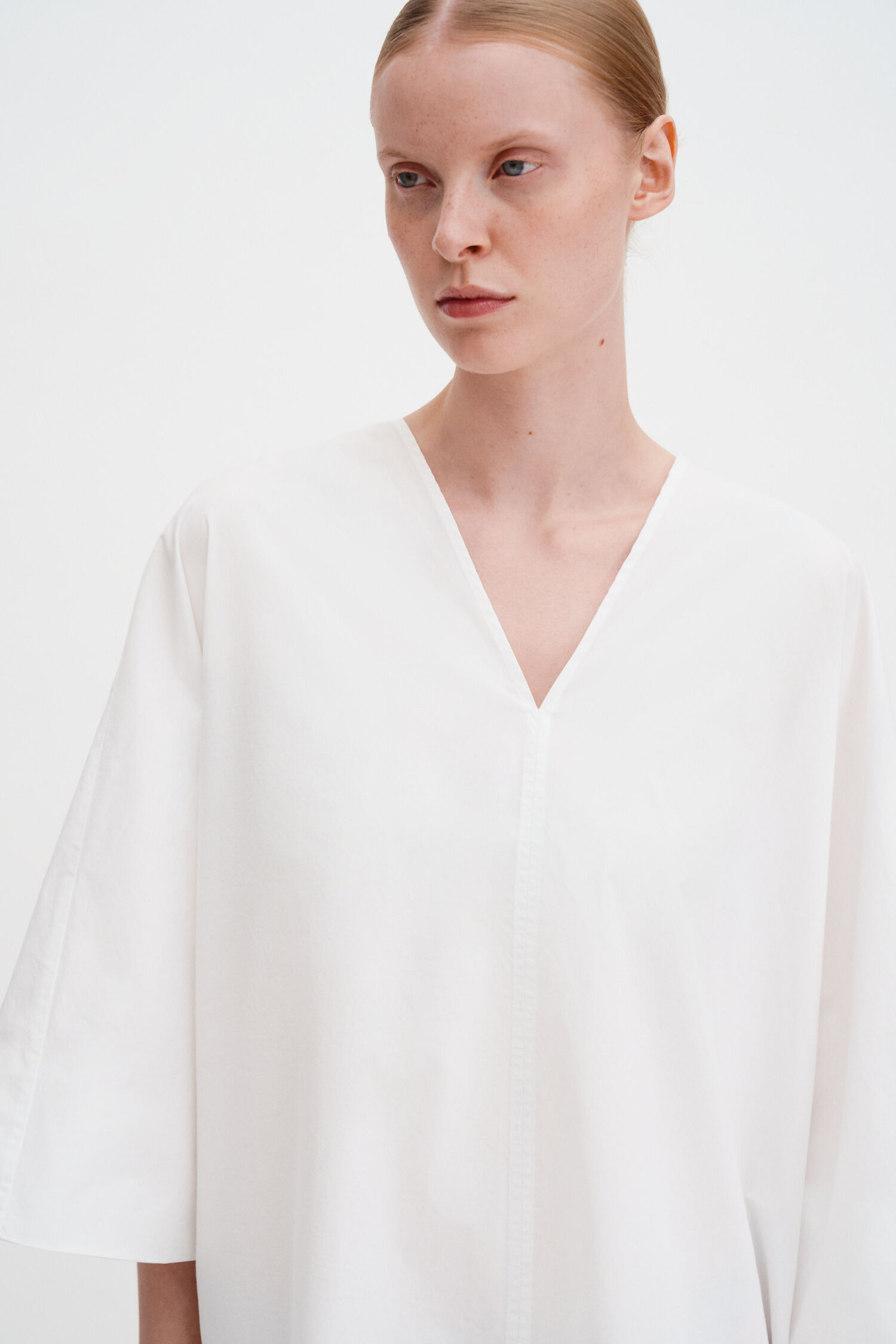 V-Neck Cotton Kaftan