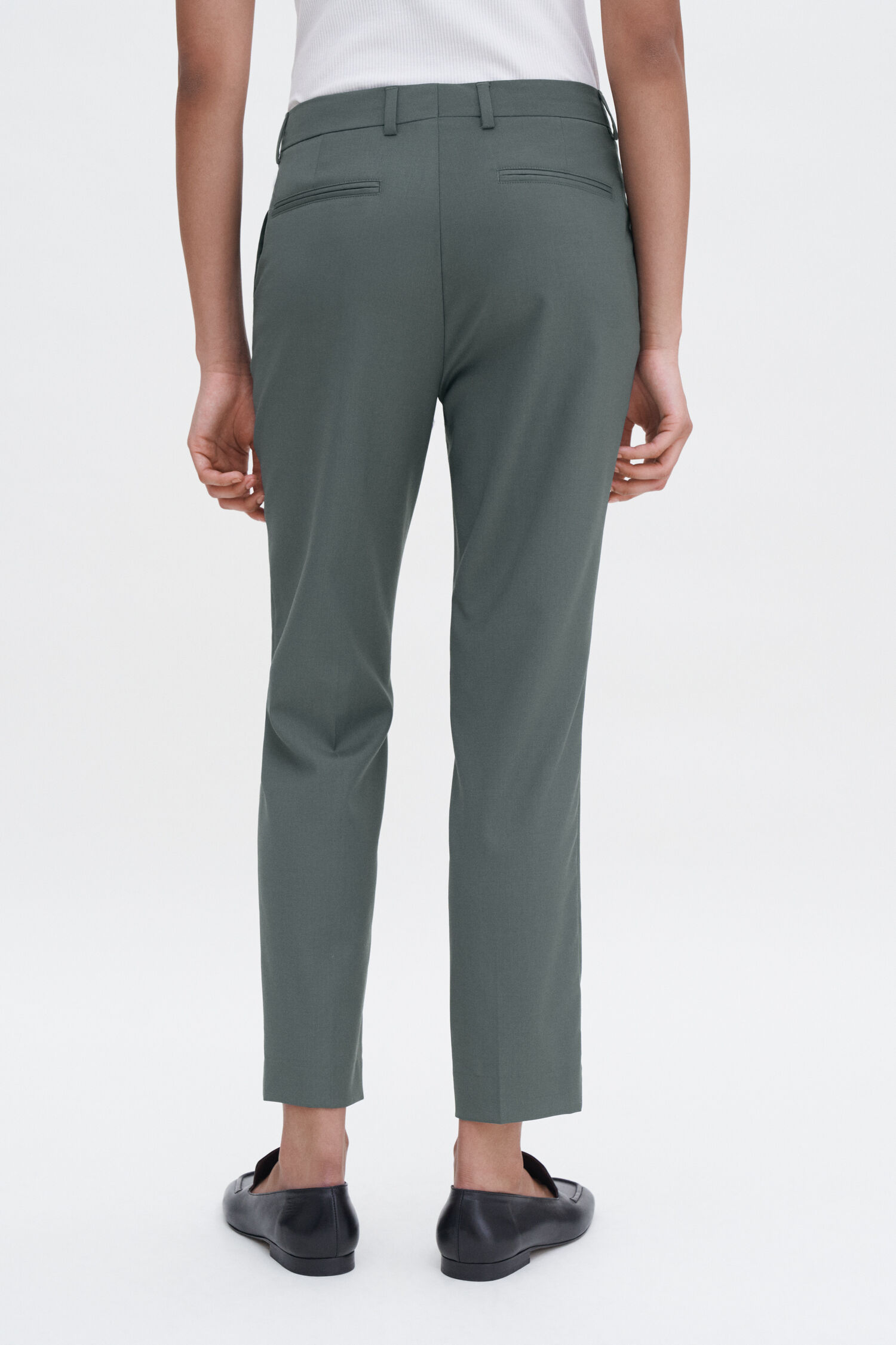 Emma Cropped Cool Wool Trouser