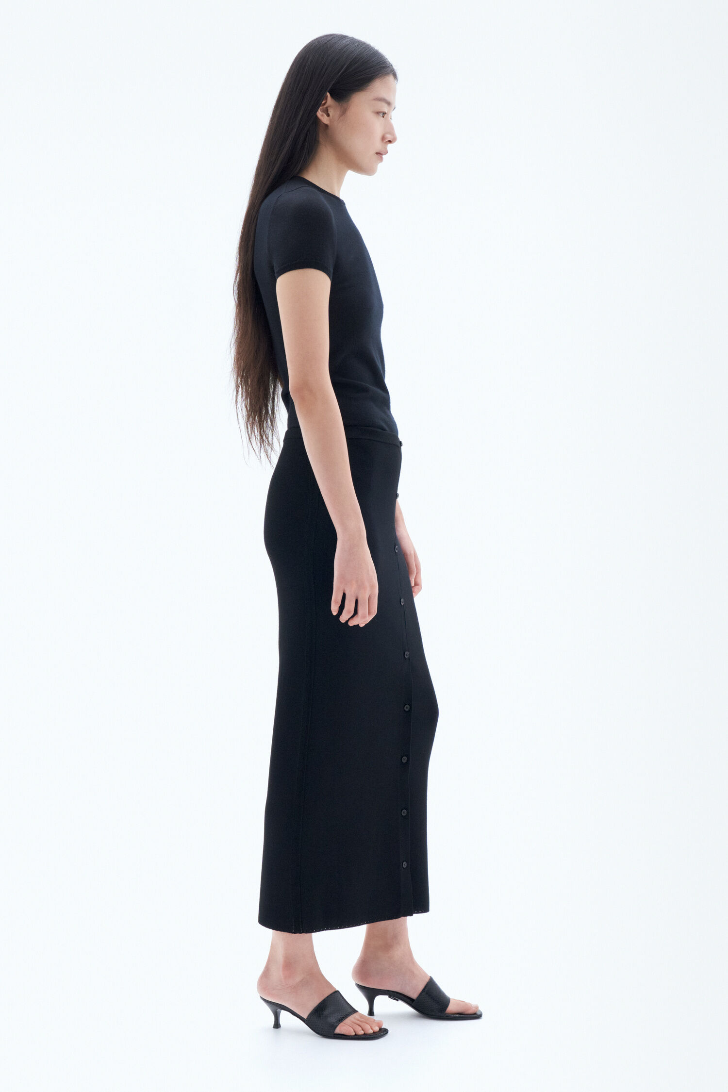 Knitted Maxi Skirt