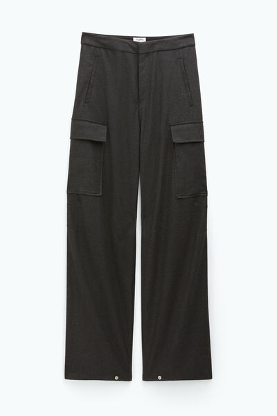 Flannel Cargo Trousers