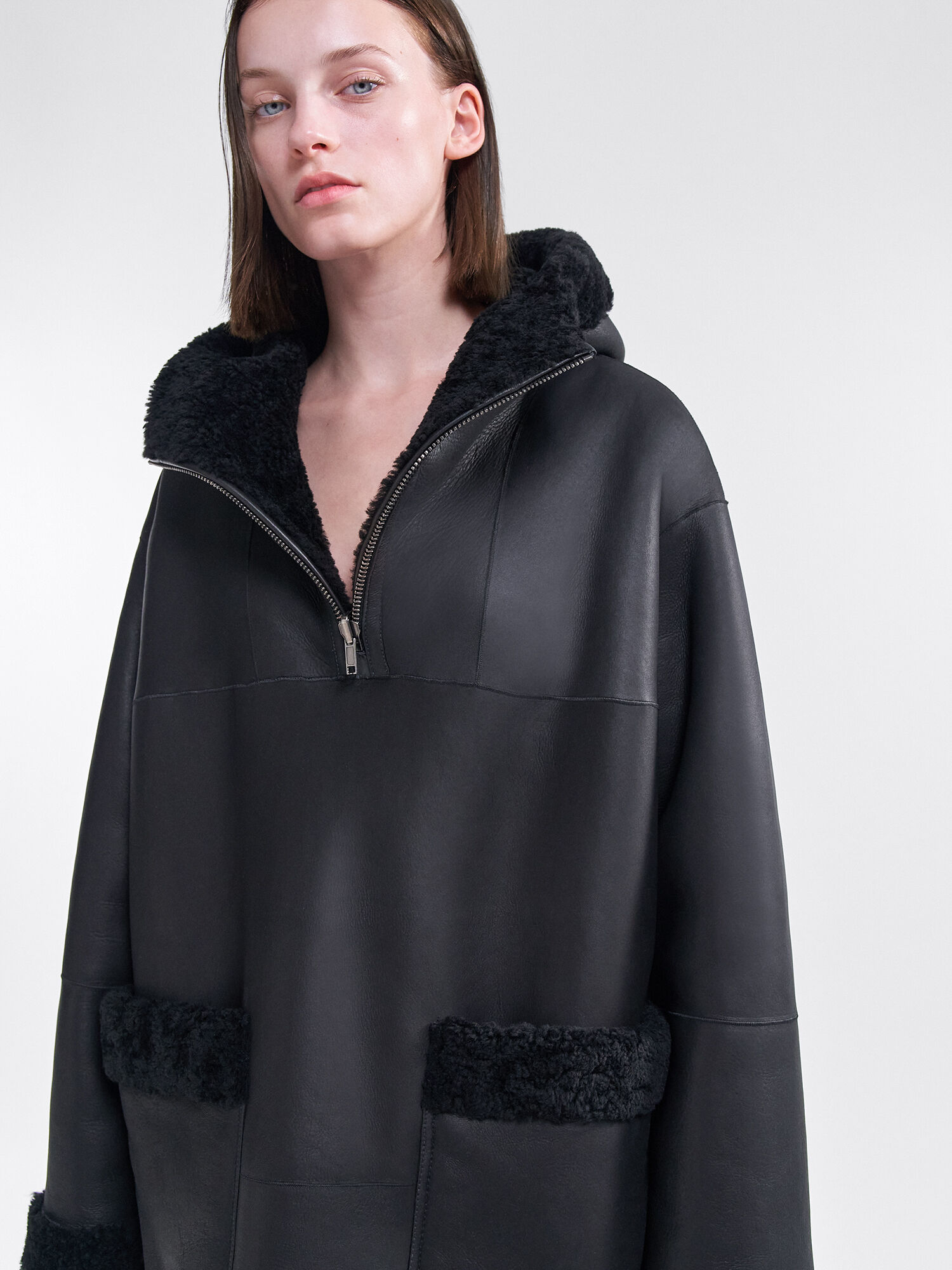 Veda Hooded Anorak Black Filippa K