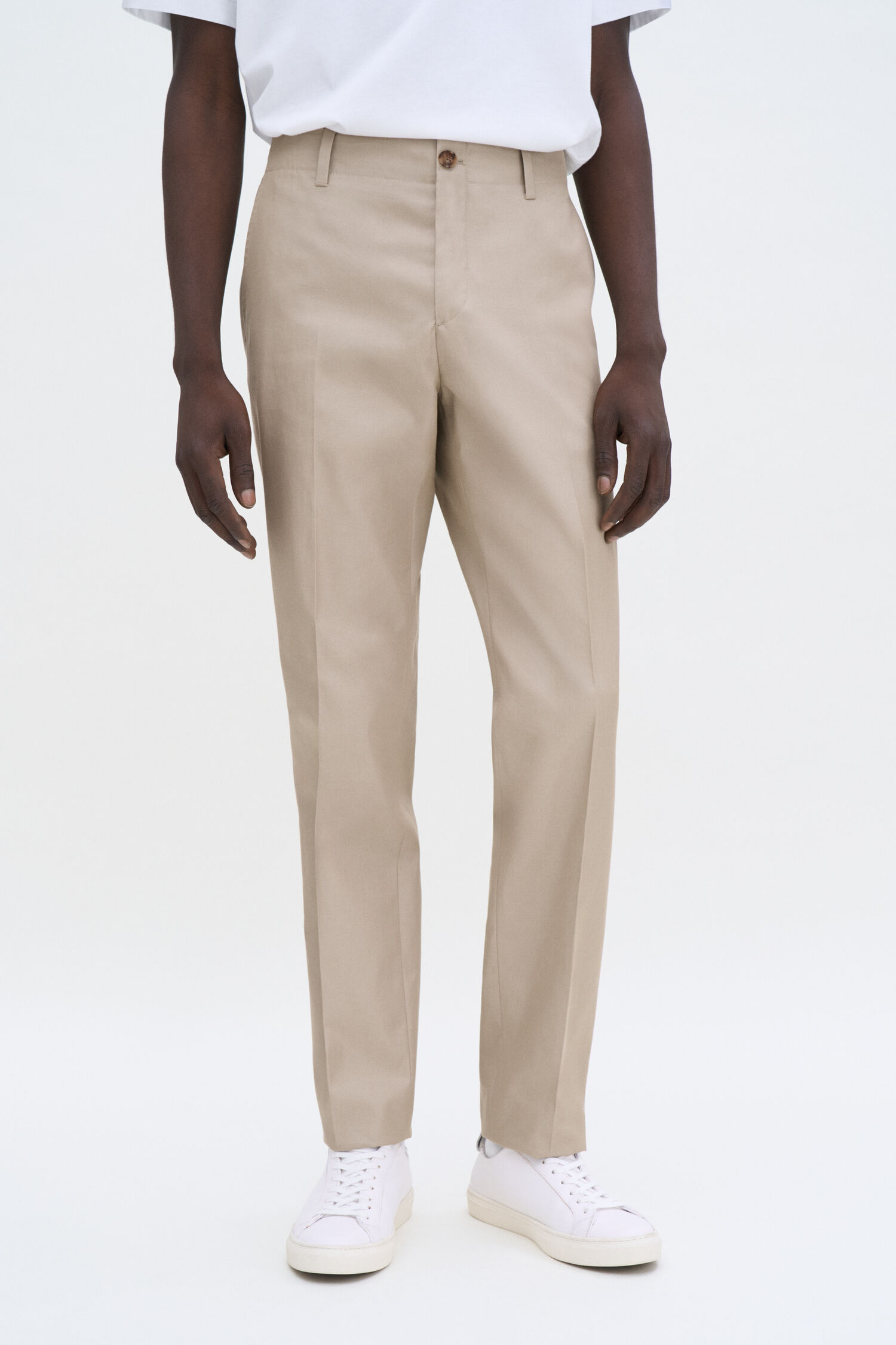Cotton Tailored Trousers