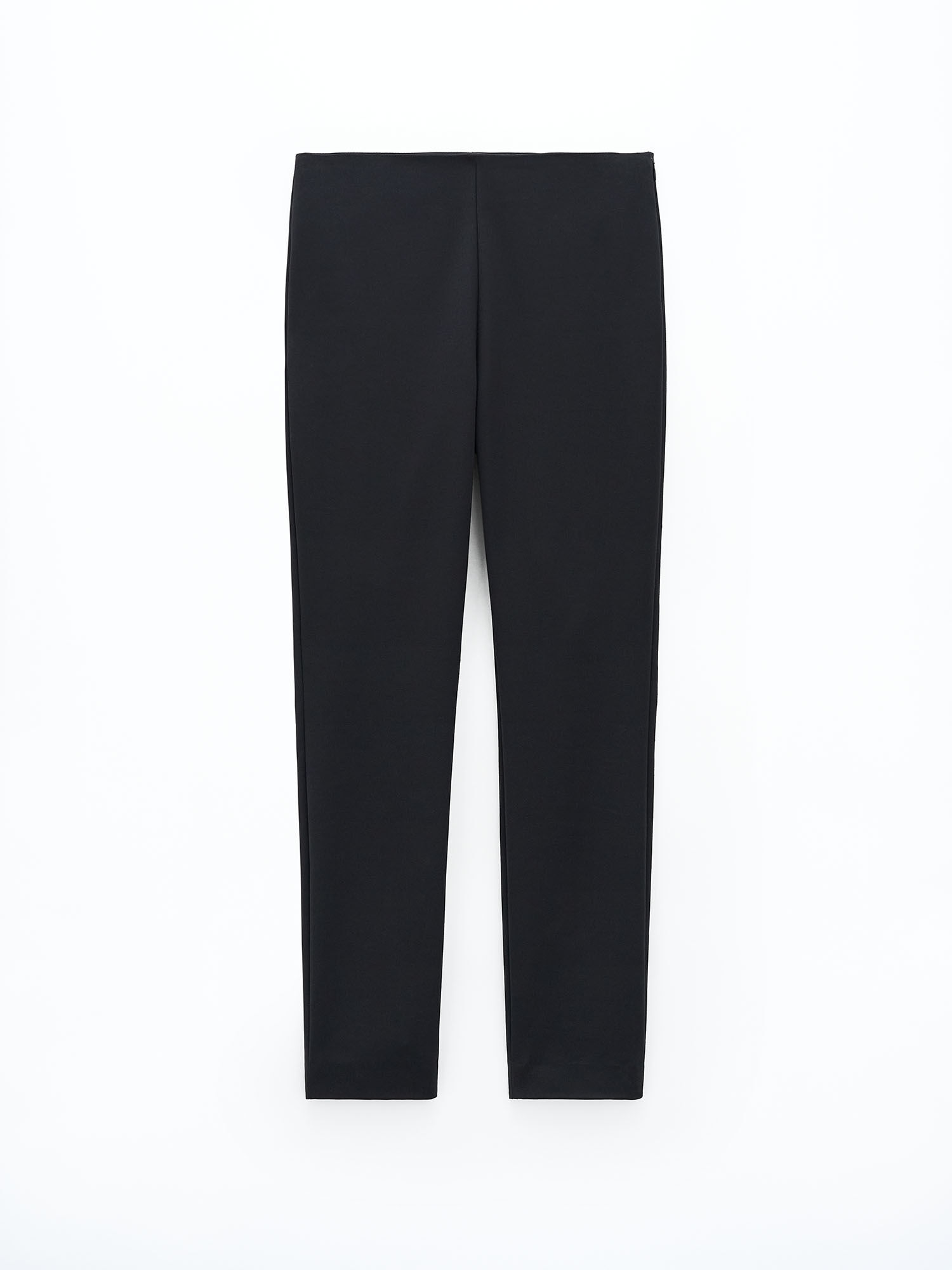 Black and white sales skinny trousers