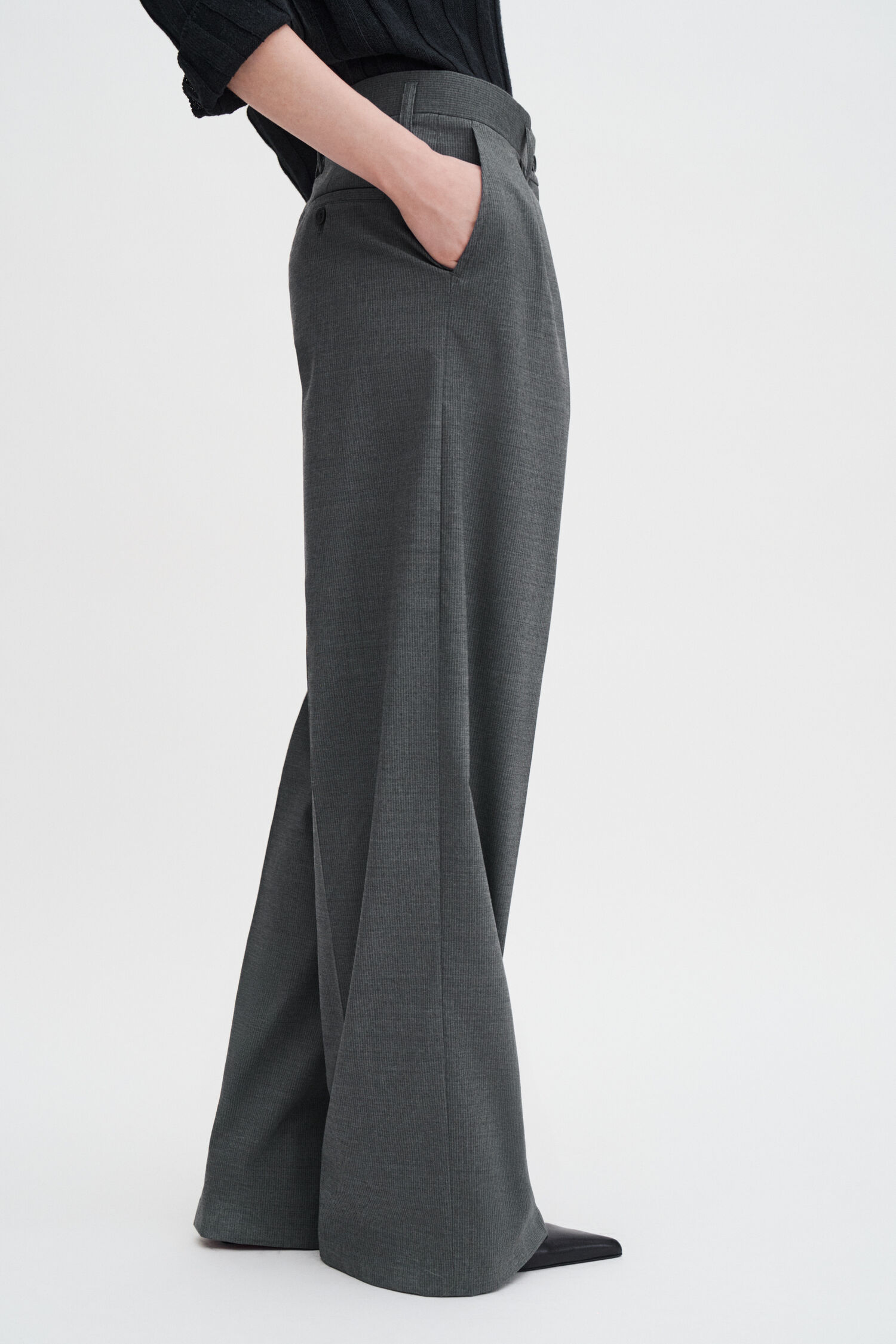 Paloma Pinstripe Trousers