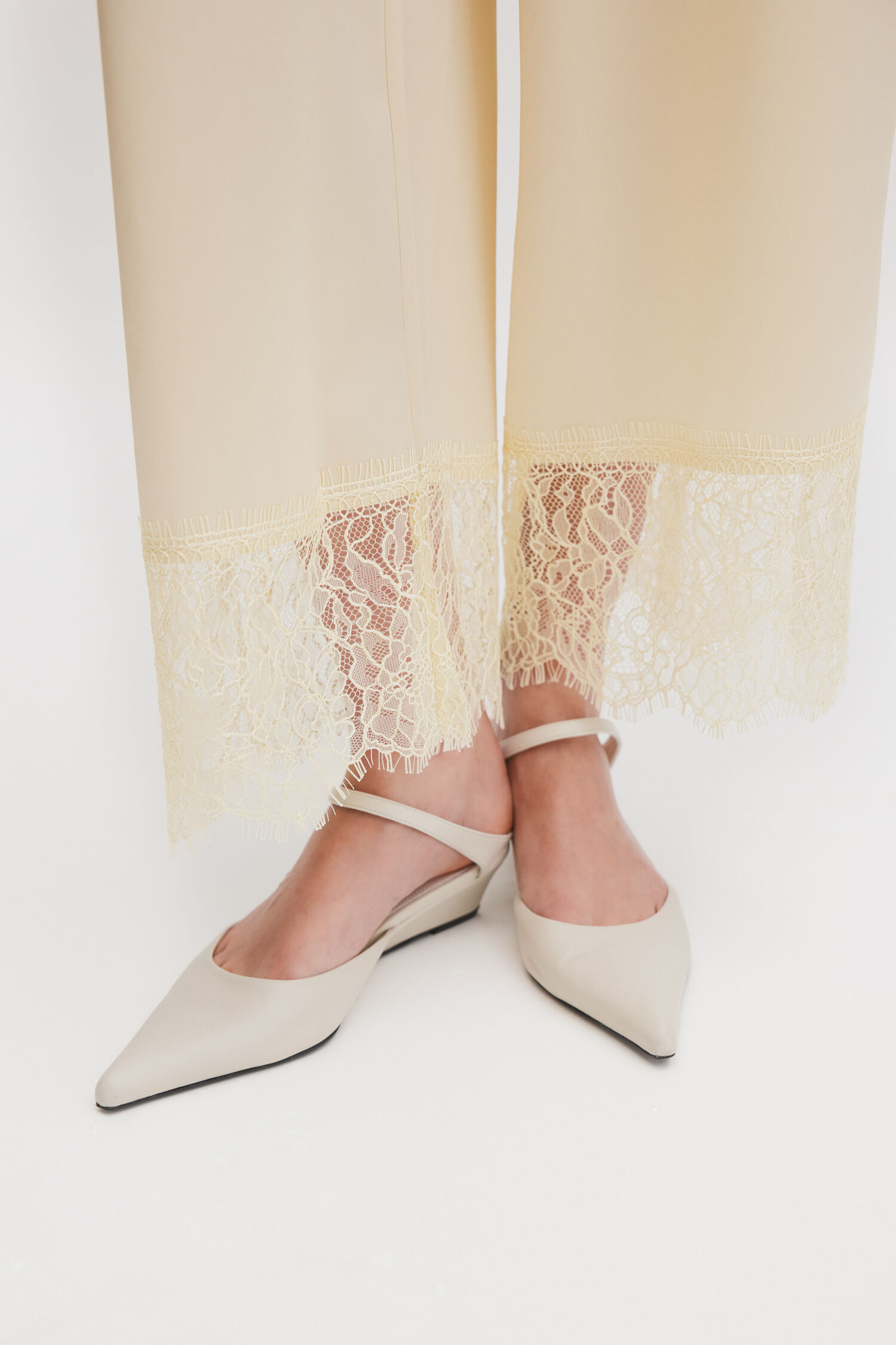 Lace Detail Trousers
