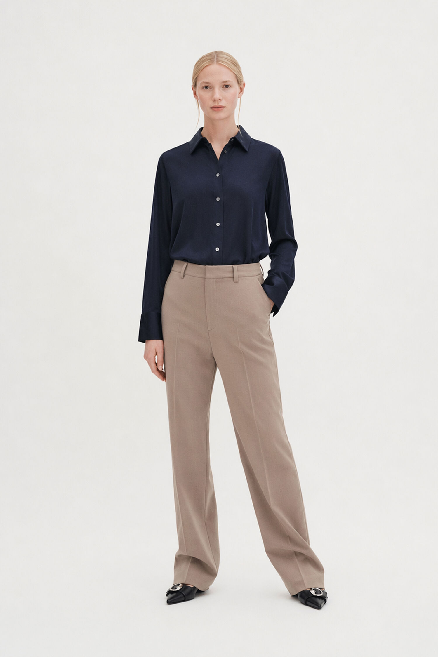 Cara Flannel Trousers