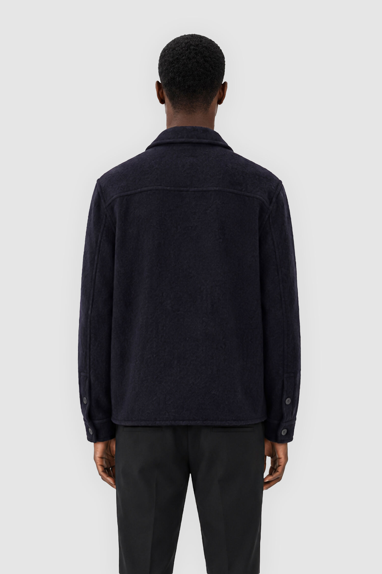 Boiled Wool Overshirt