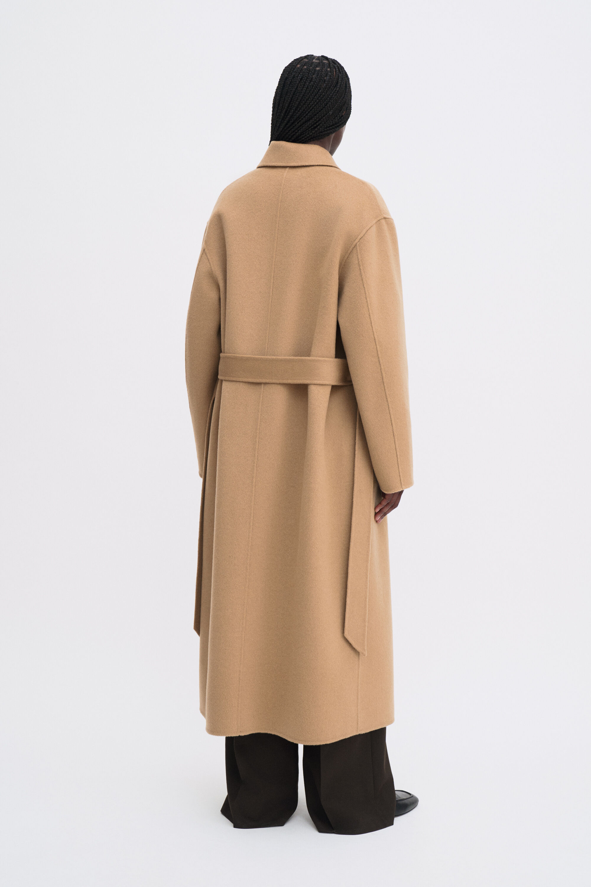 Alyssa Doublé Coat - Dark Camel | FILIPPA K
