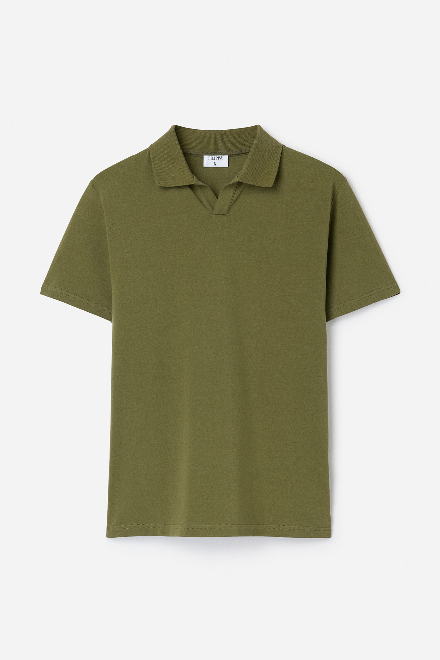 Stretch Cotton Polo T-Shirt