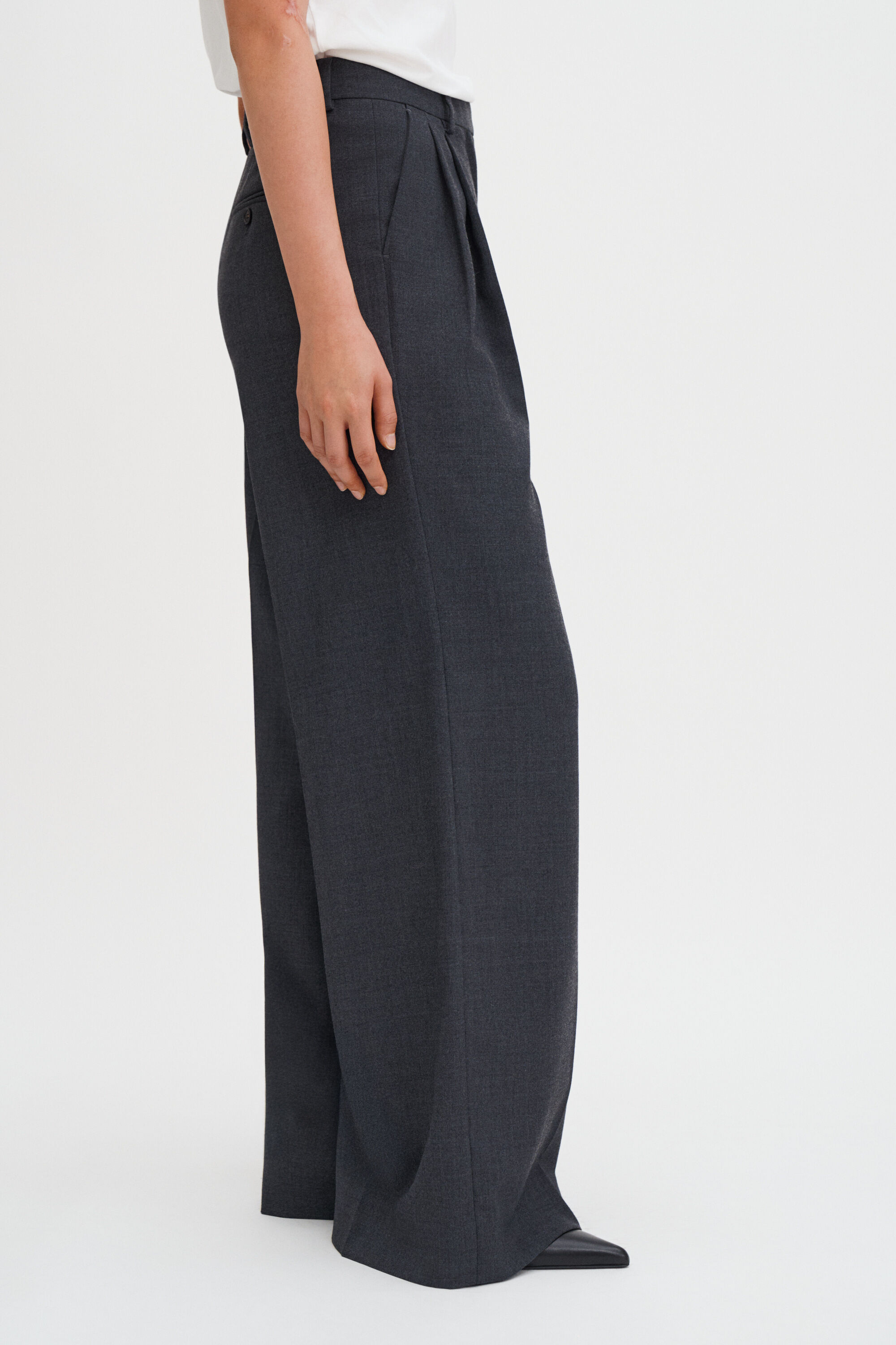 パンツ SERAPIS MARITIME /DARK GREY WOOL PANTS SERAPIS MARITIME / DARK GREY WOOL PANTS