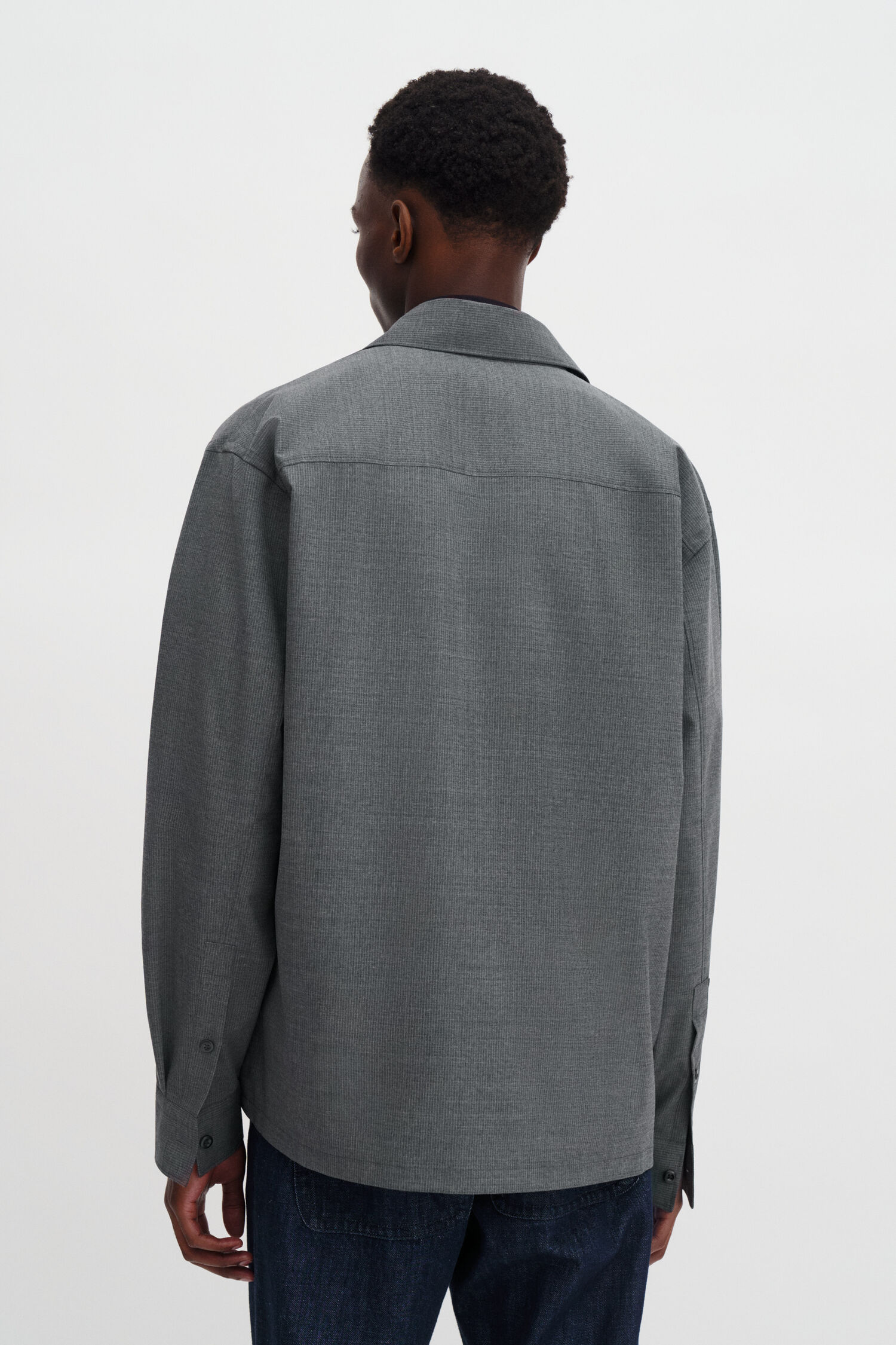 Pinstripe Track Shirt