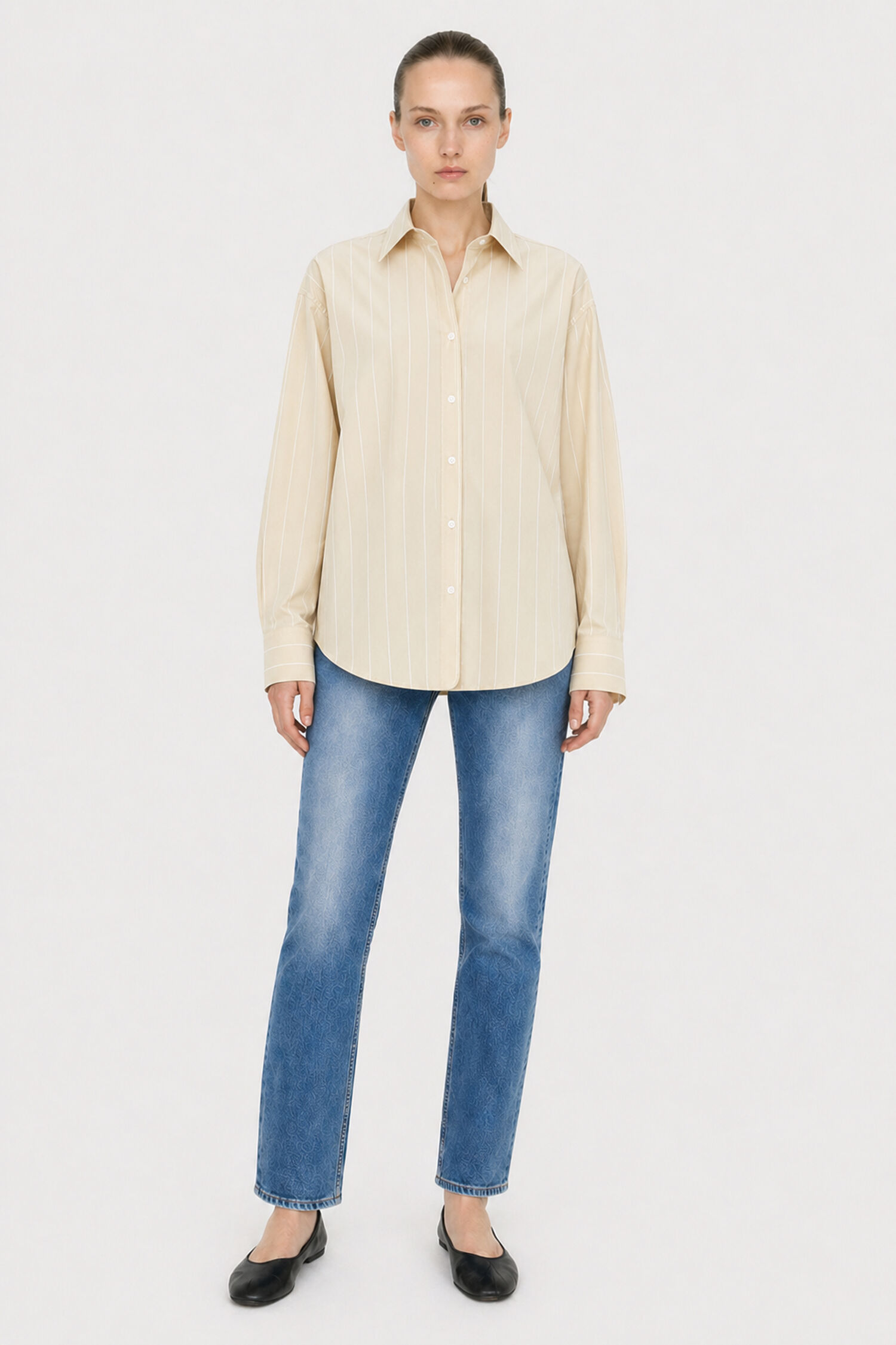 Stripe Poplin Shirt