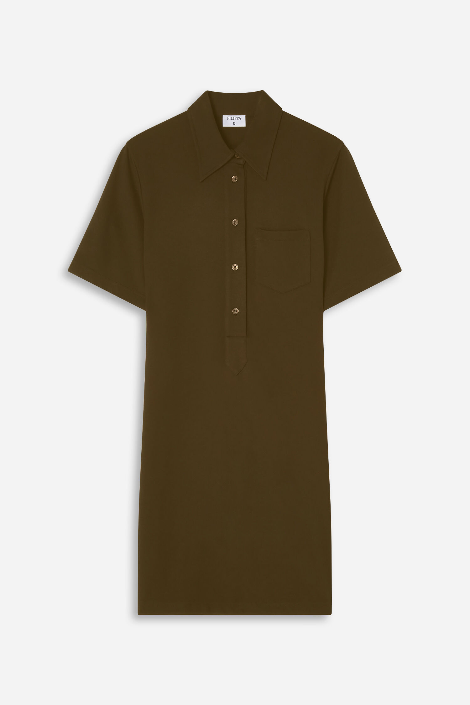 Jersey Shirt Dress