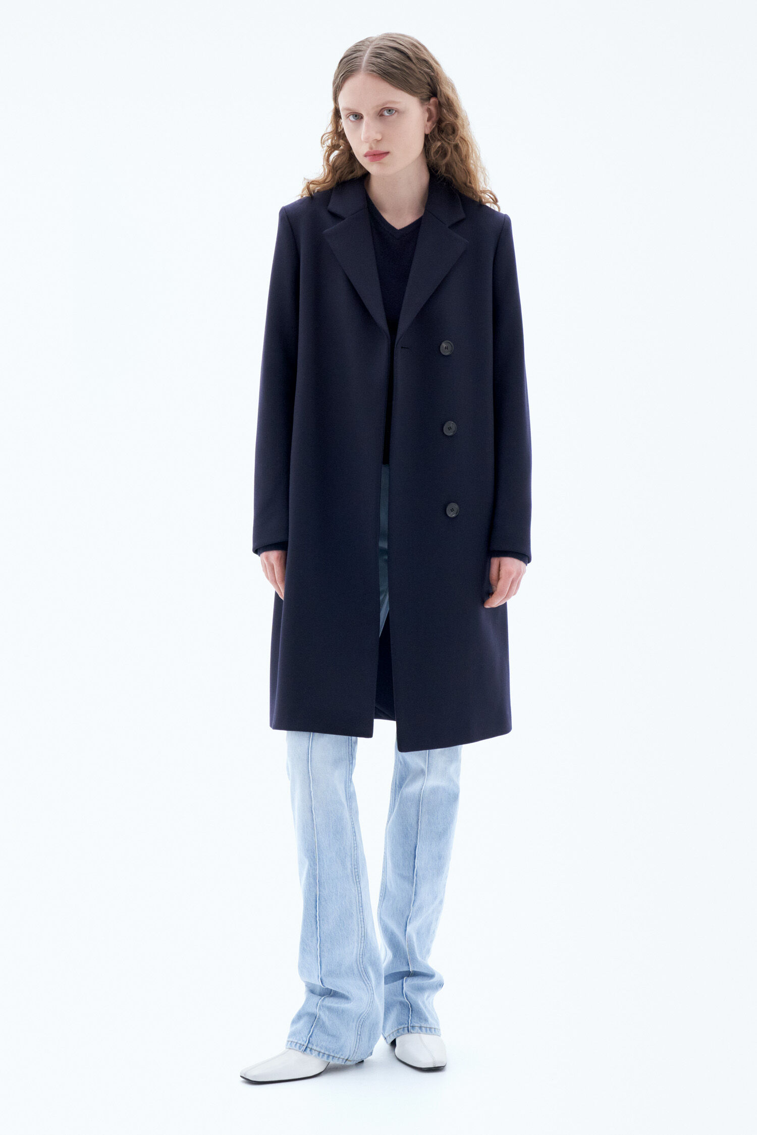 Filippa k victoire coat navy 2025