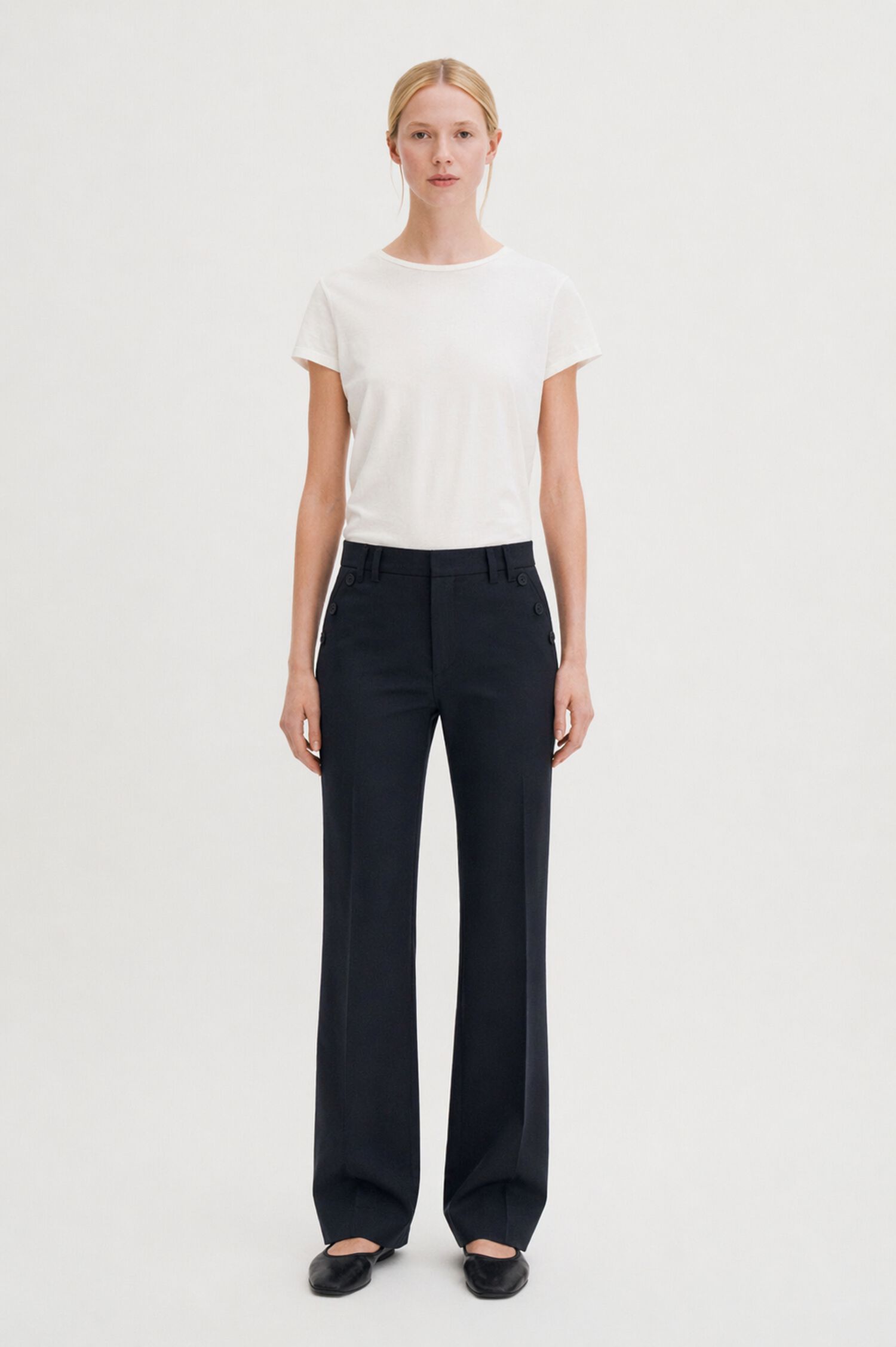 Straight Tailored Trousers