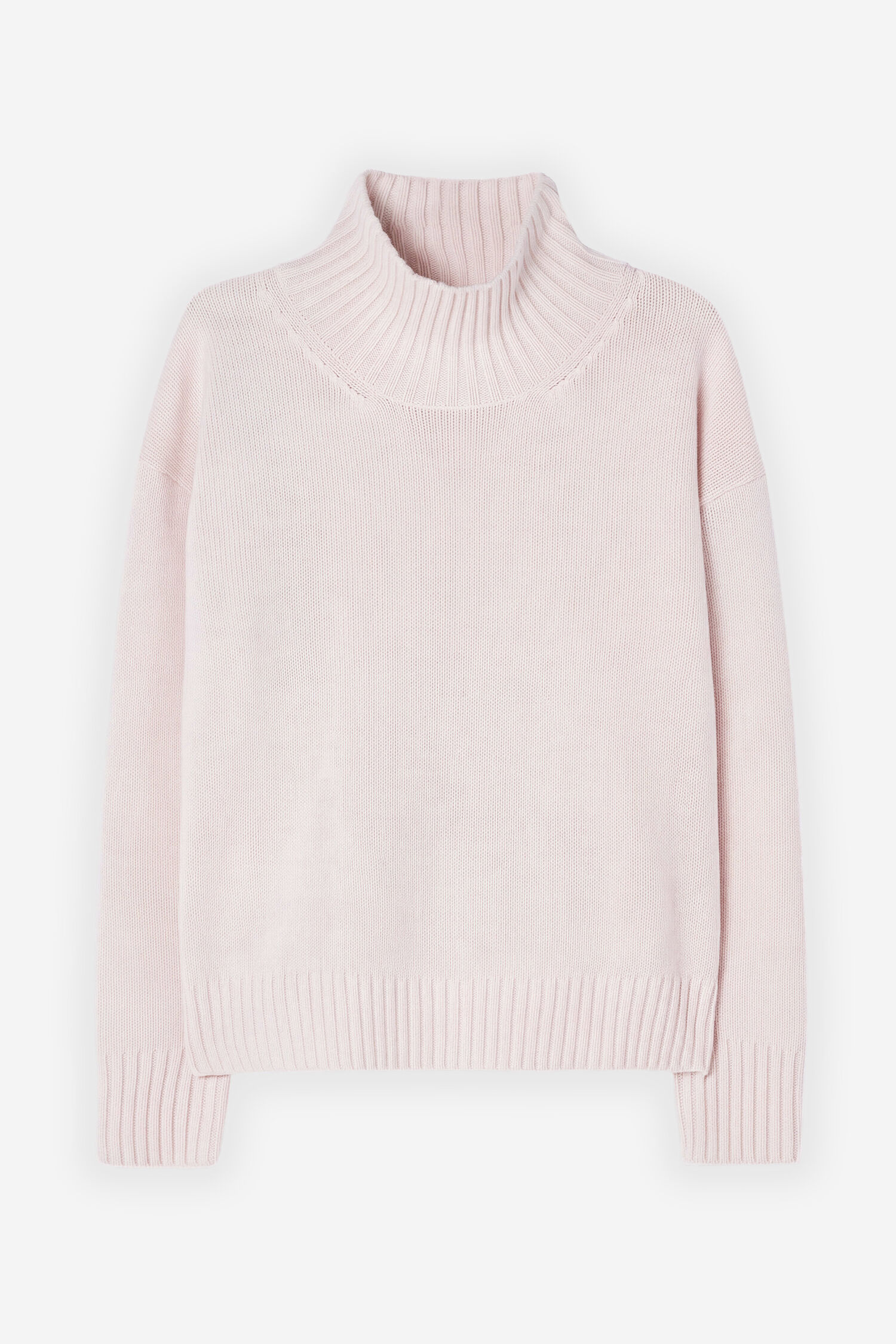 Wool Cashmere Turtleneck Sweat